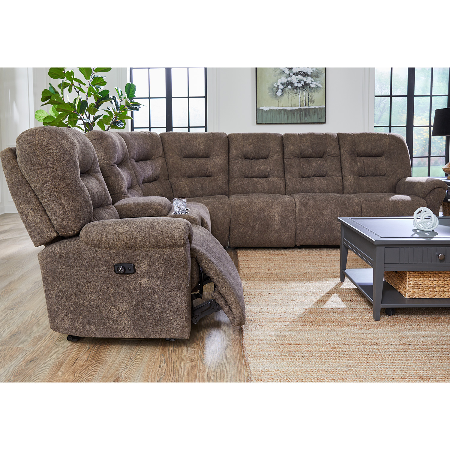 Unity - Pillow Back, Reclining Sectional - M735RA M735RA