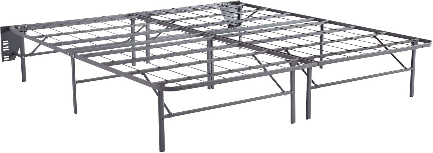 Better Than A Boxspring Gray King Foundation Set of 2 M91X42