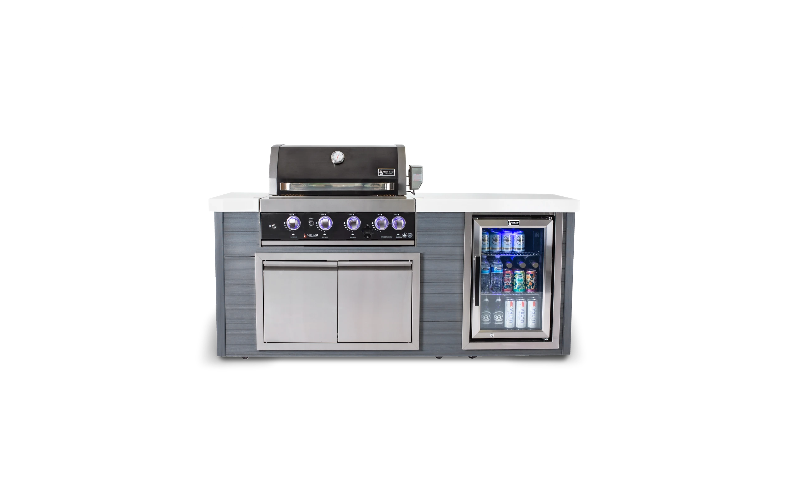 4-burner Artwood Island In Black Stainless Steel MA400AWBSS