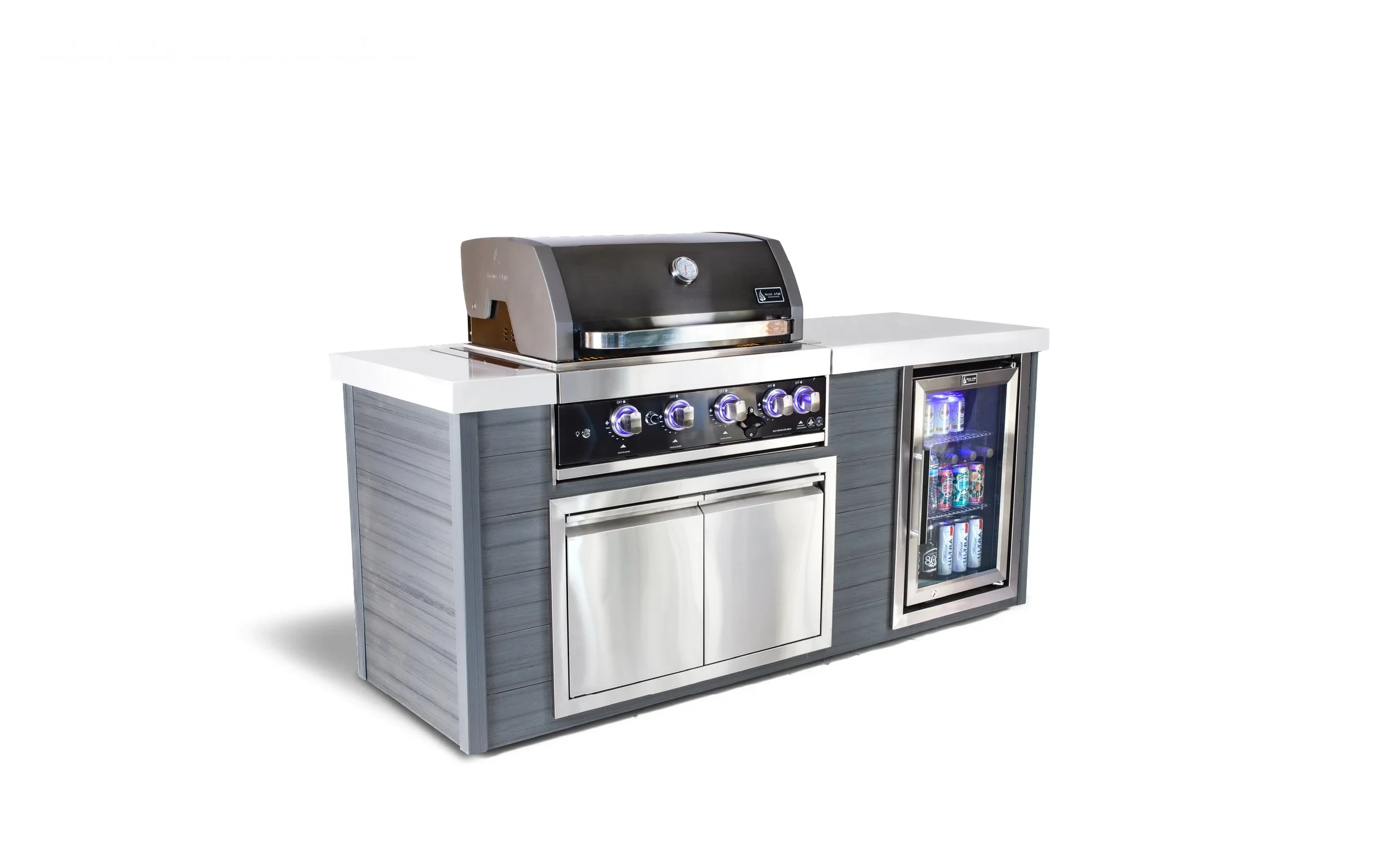 4-burner Artwood Island In Black Stainless Steel MA400AWBSS