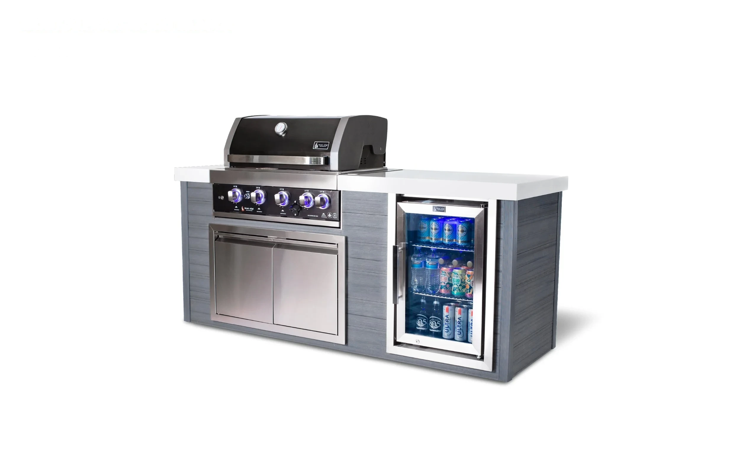 4-burner Artwood Island In Black Stainless Steel MA400AWBSS