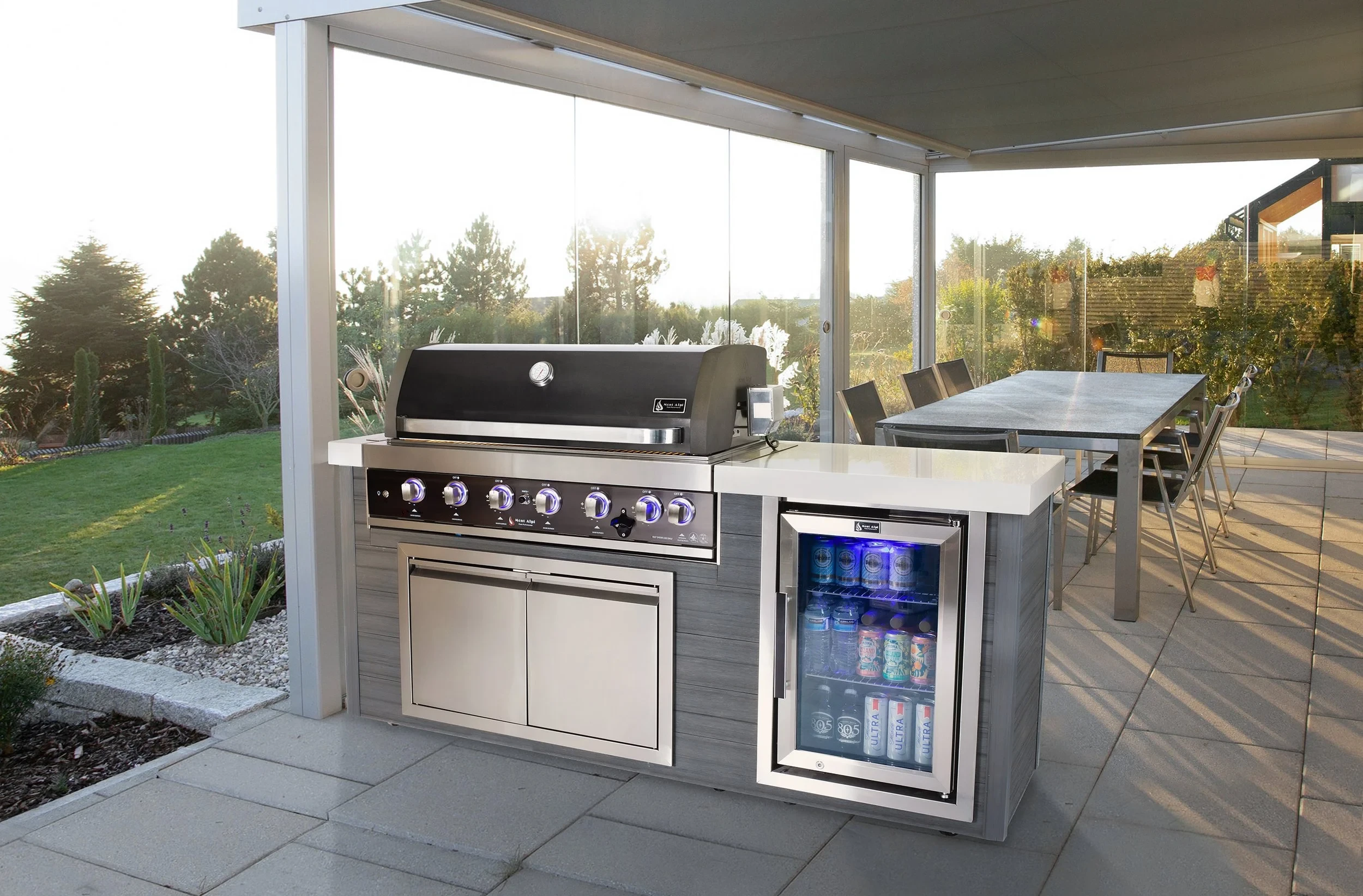 6-burner Artwood Island In Black Stainless Steel MA805AWBSS
