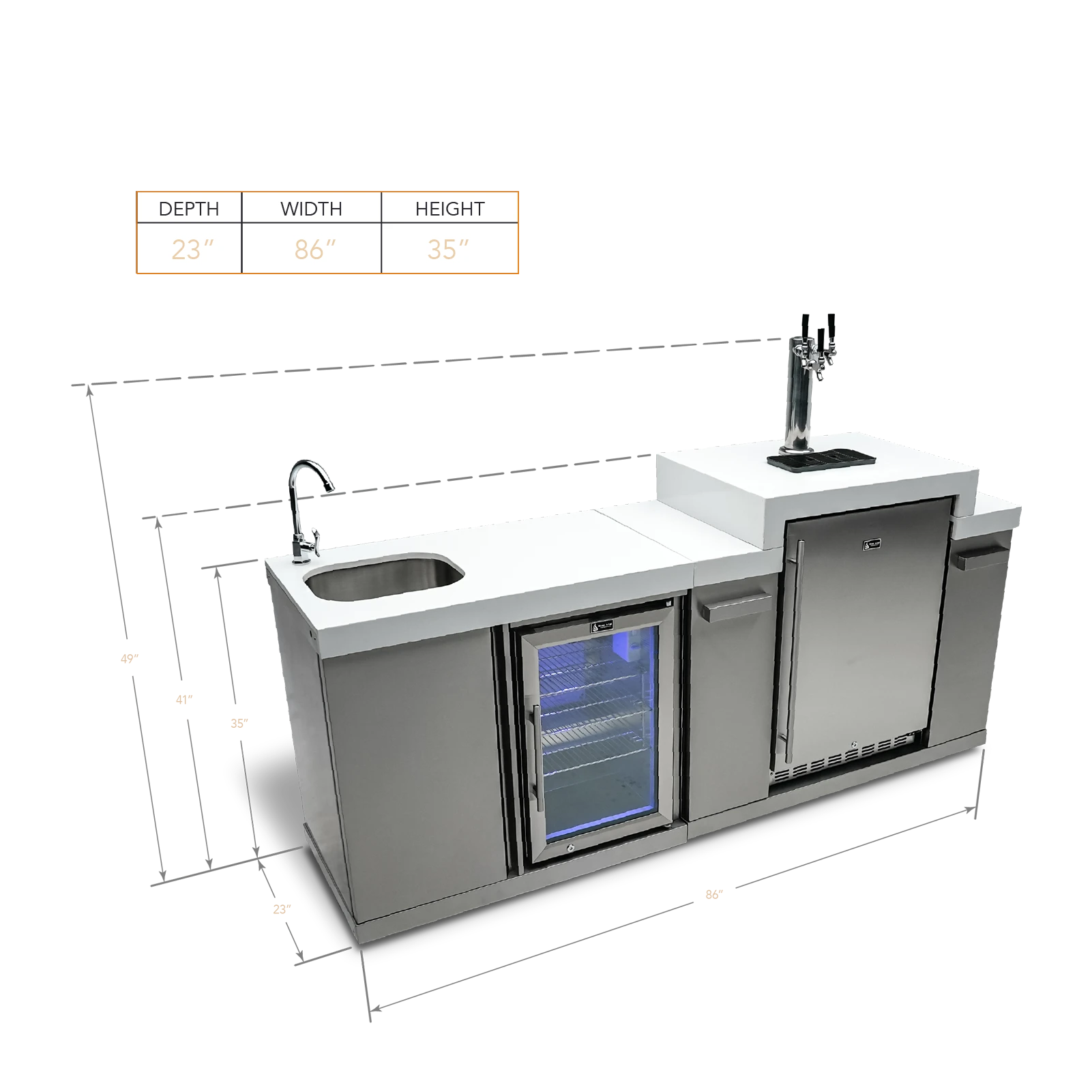 Beverage Center And Kegerator MABEVKEG