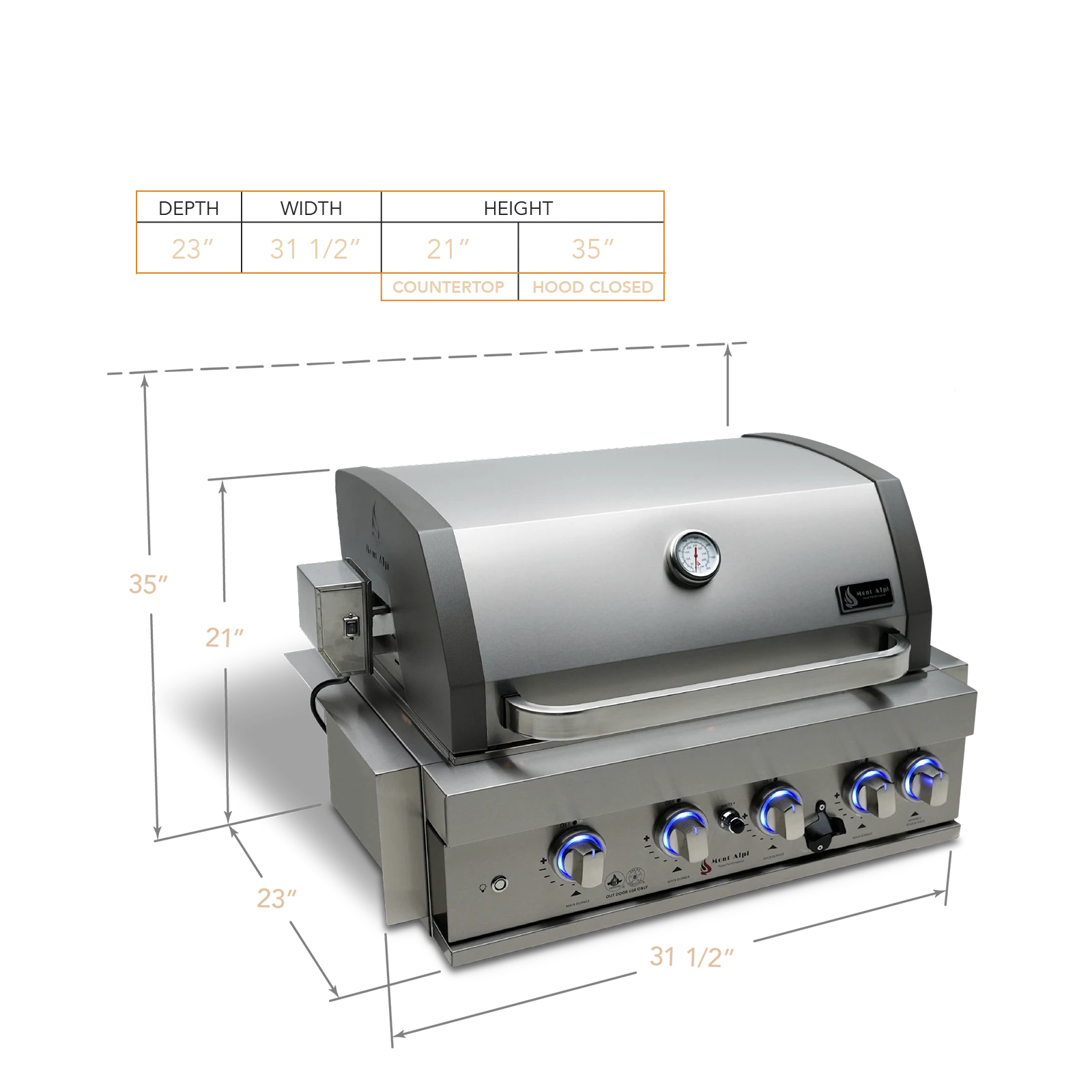 32" Built-in Grill MABI400