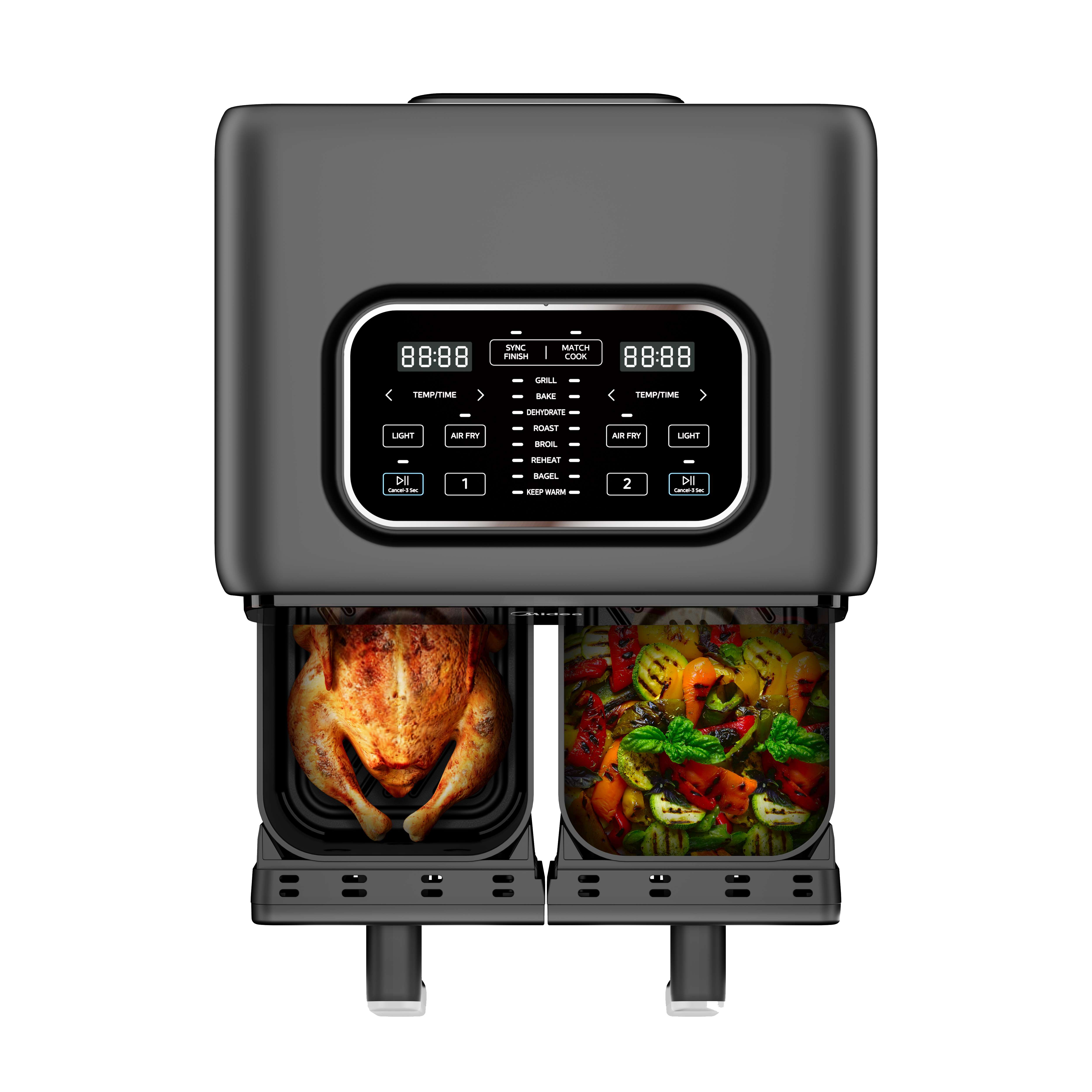 8.4 qt. 9-in-1 Dual-Zone Air Fryer Oven MAD861D8ADKL