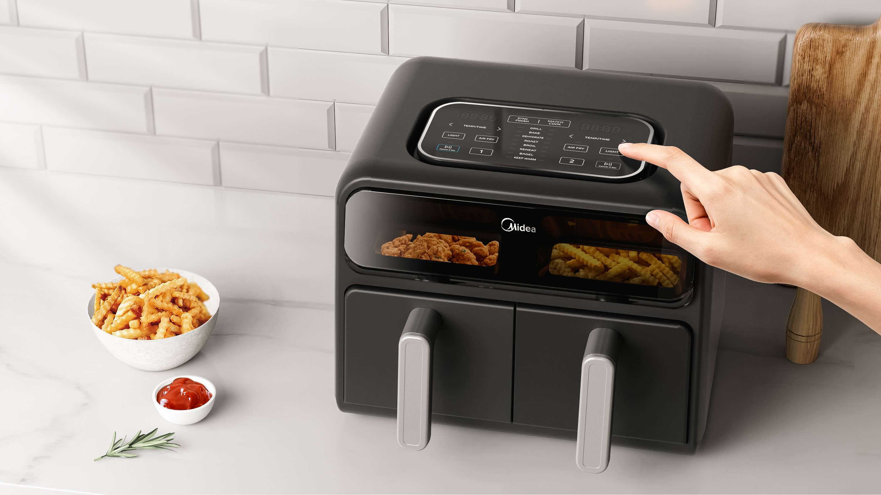 8.4 qt. 9-in-1 Dual-Zone Air Fryer Oven MAD861D8ADKL