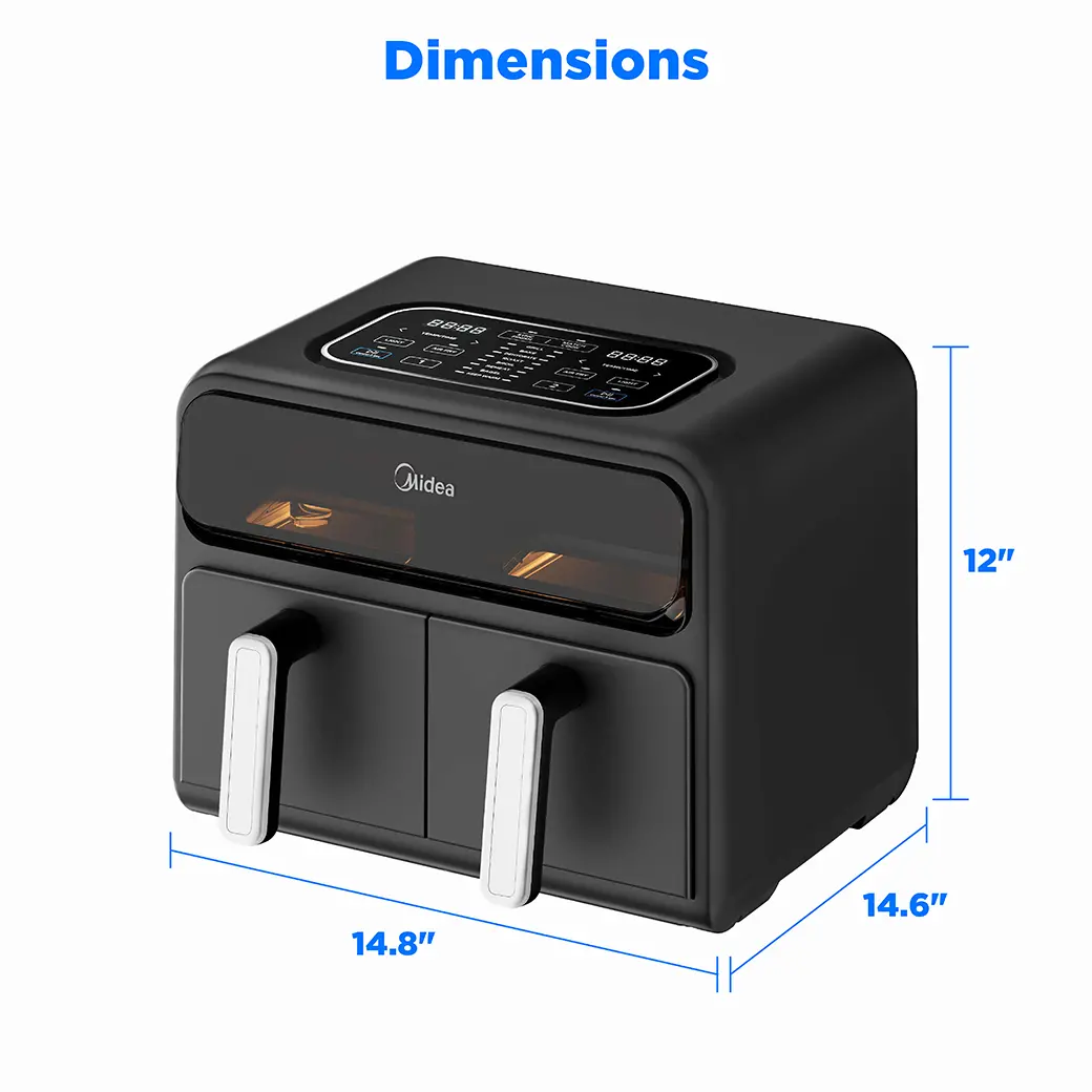 8.4 qt. 9-in-1 Dual-Zone Air Fryer Oven MAD861D8ADKL