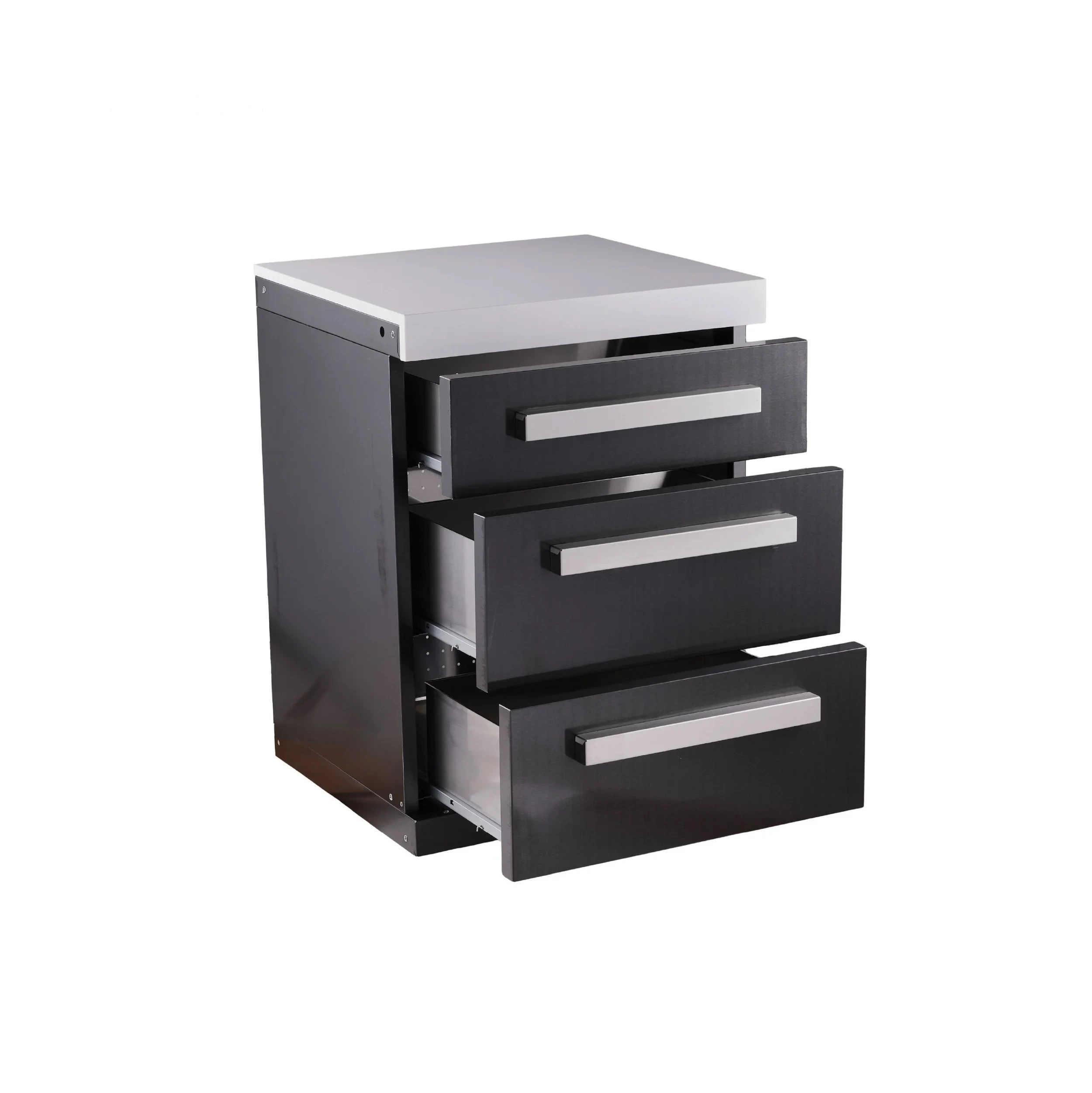 Black Series Extra Drawer Slides Cabinet Module MADRWBSS