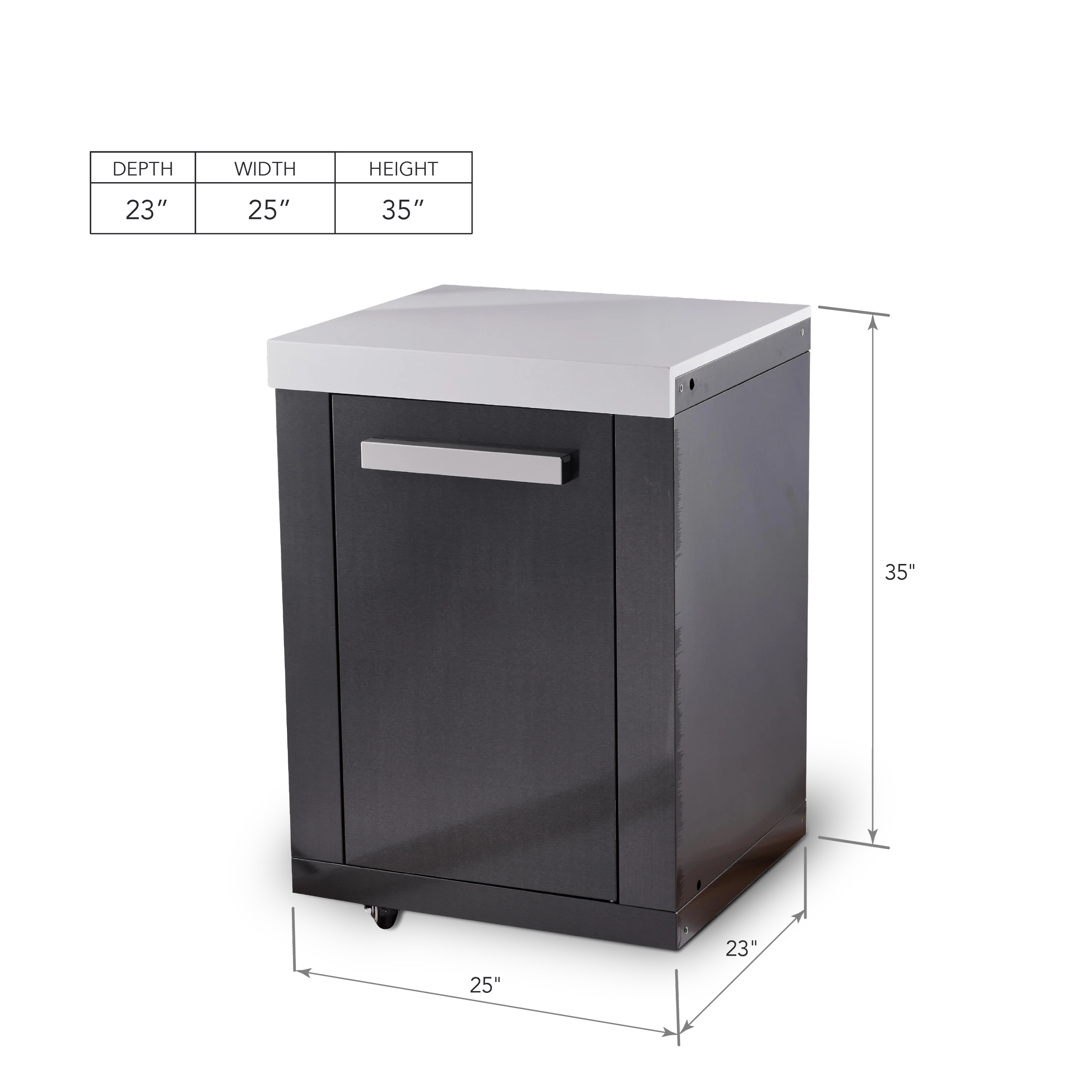 Black Series Extra Storage Cabinet Module MAEXCBSS