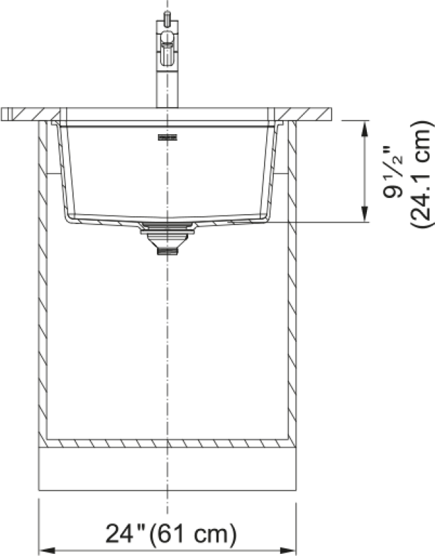Maris Undermount Sink view 3