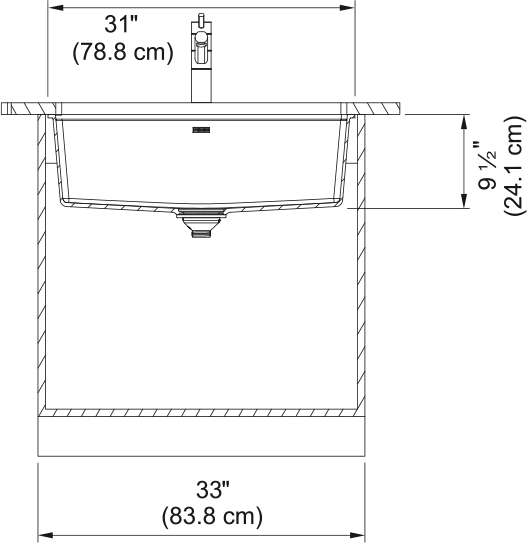 Maris Undermount Sink view 3