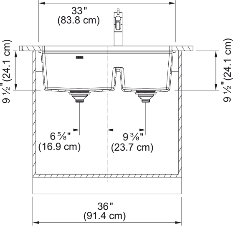 Maris Undermount Sink view 3