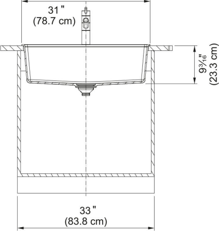 Maris Dual Mount Sink view 3