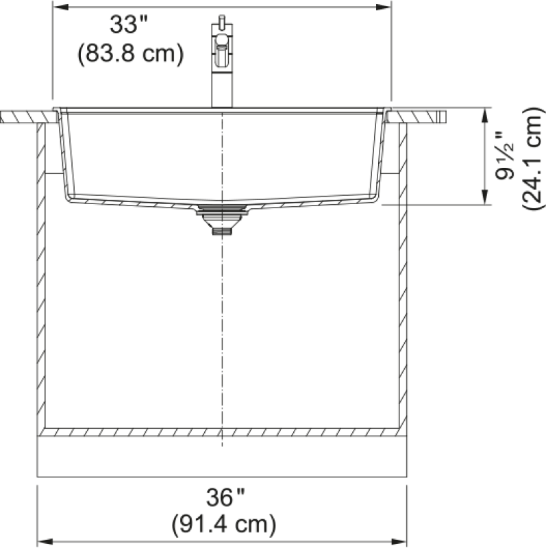 Maris Dual Mount Sink view 3
