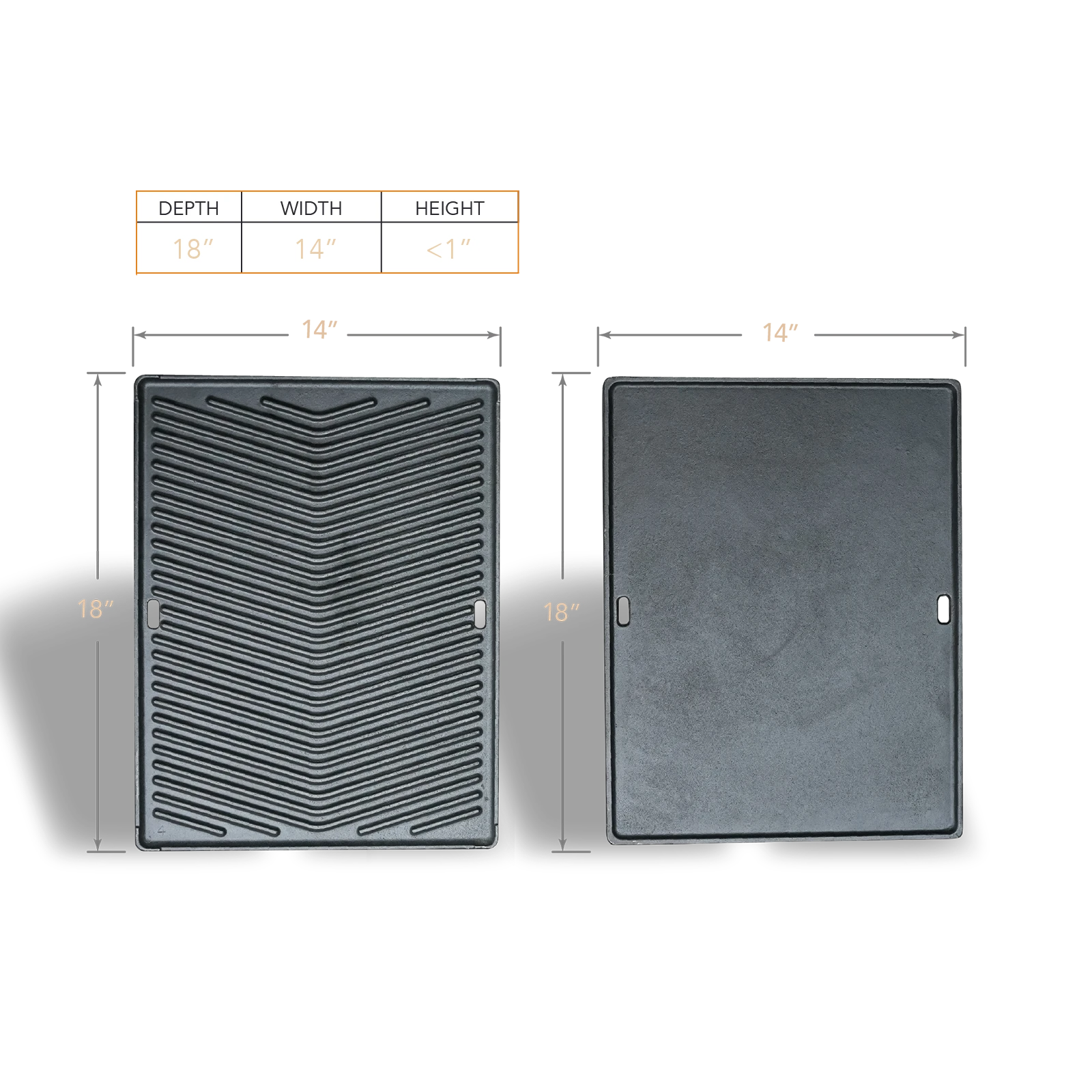 Dual-sided Griddle Plate MAGR