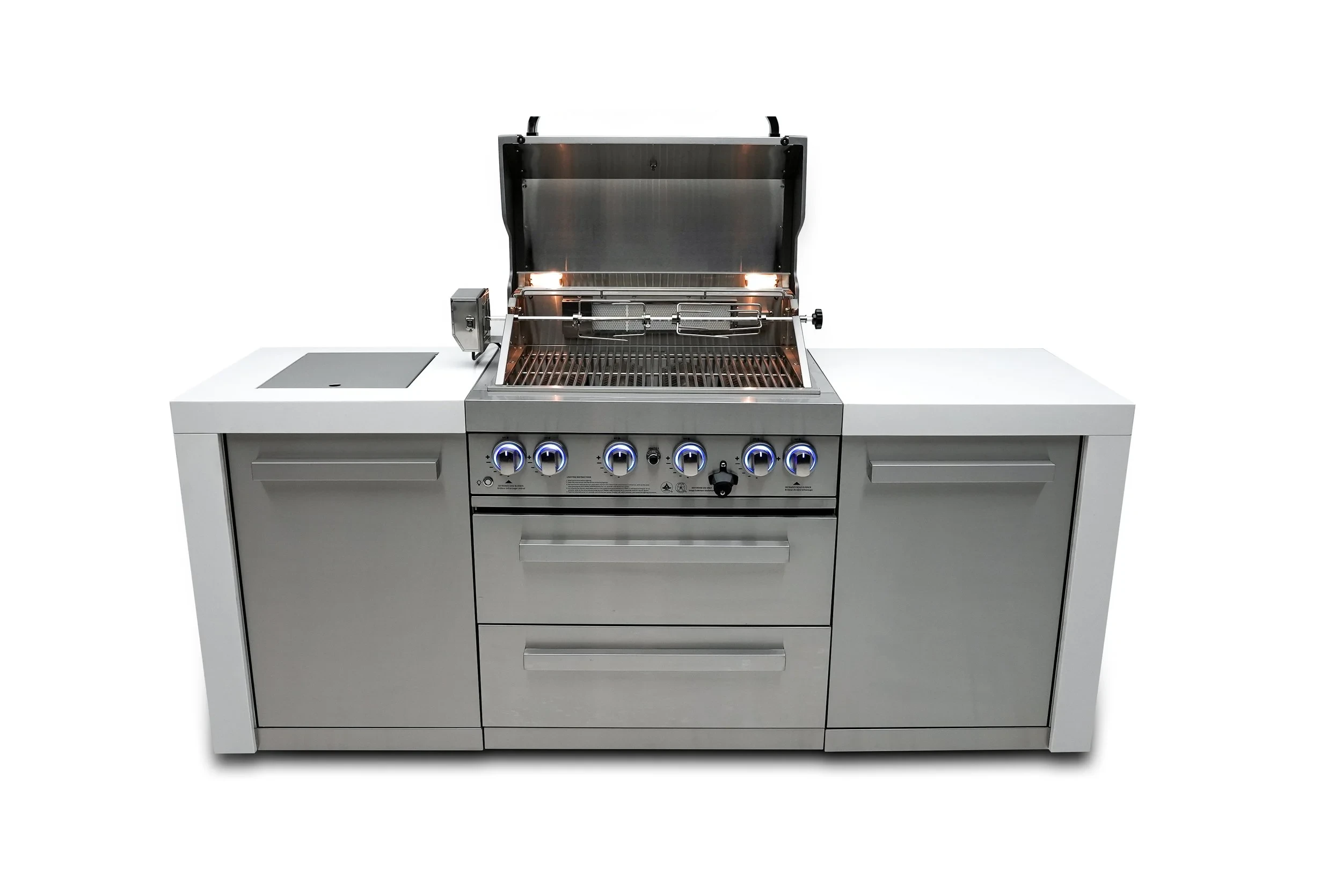 4-burner Deluxe Island MAI400D