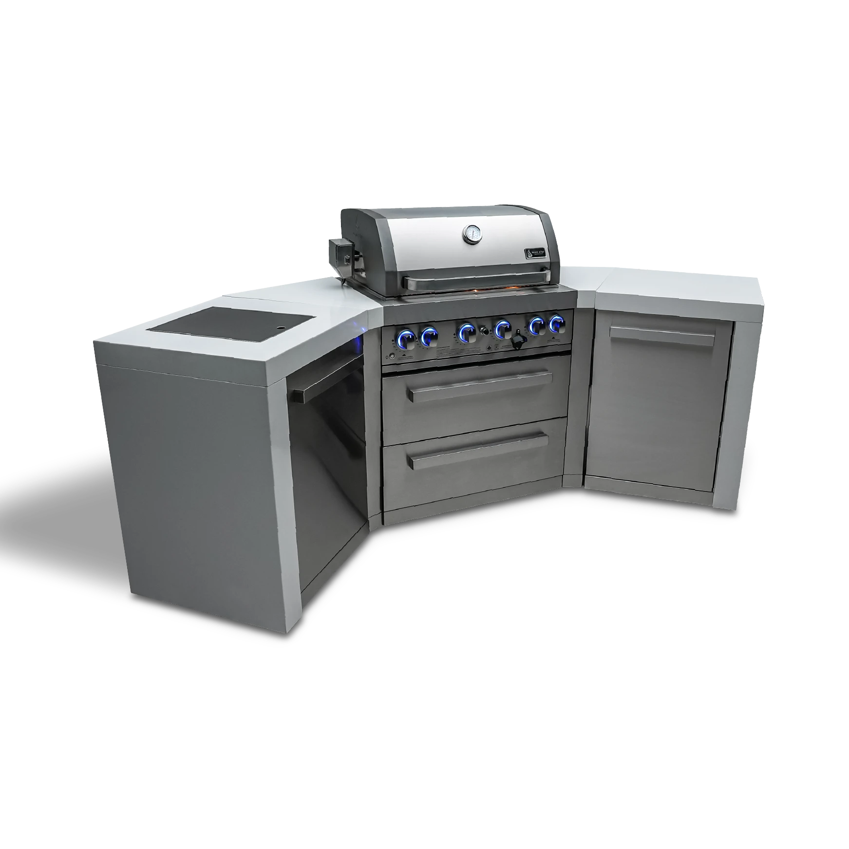 4-burner Deluxe Island With 45-degree Corners MAI400D45