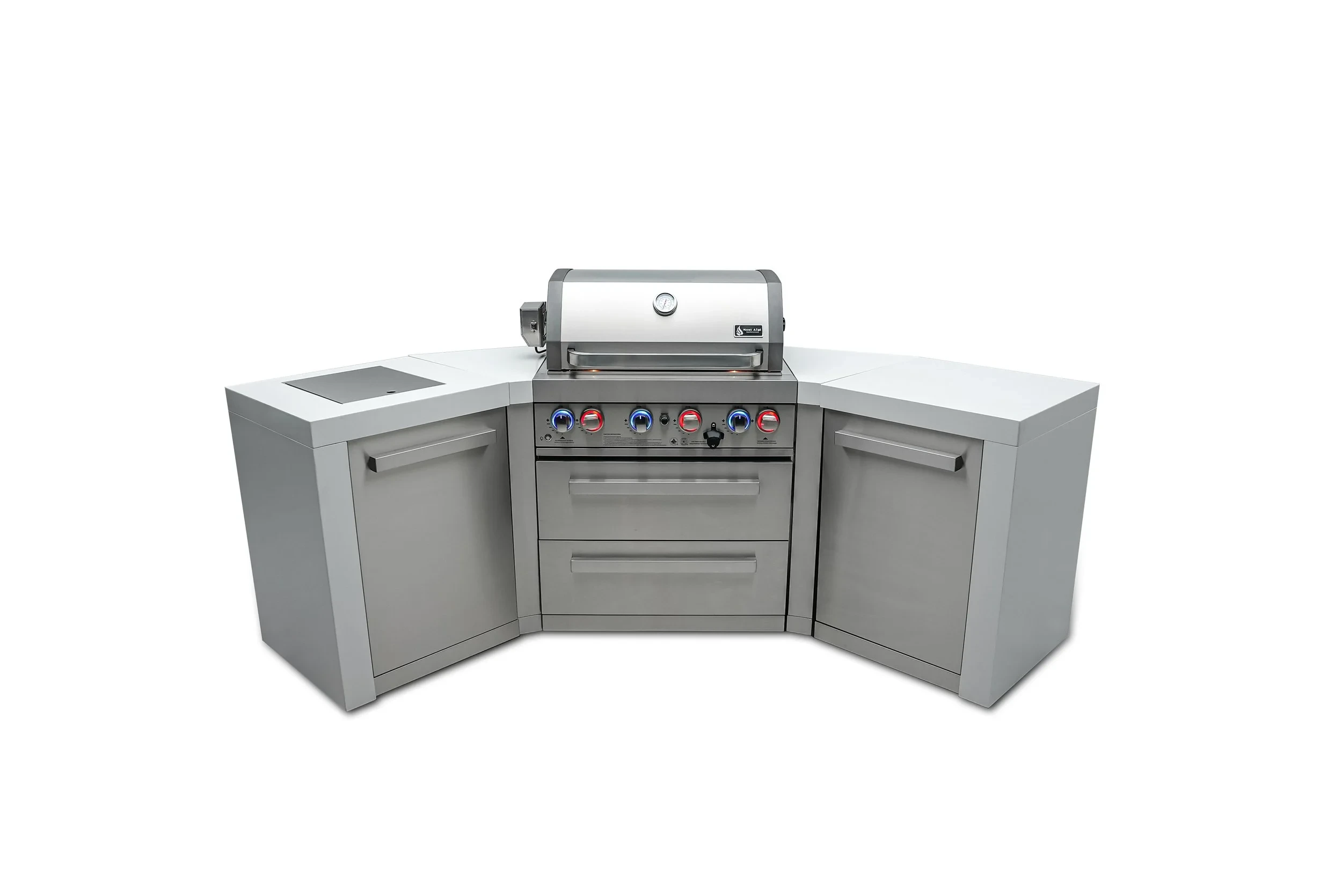 4-burner Deluxe Island With 45-degree Corners MAI400D45