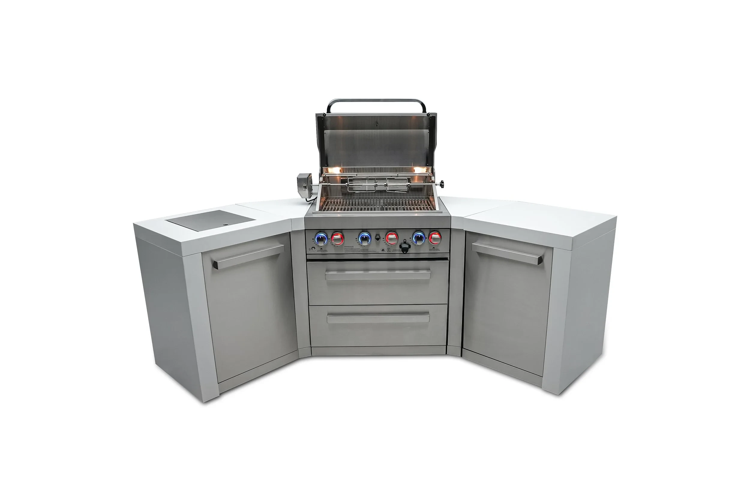 4-burner Deluxe Island With 45-degree Corners MAI400D45