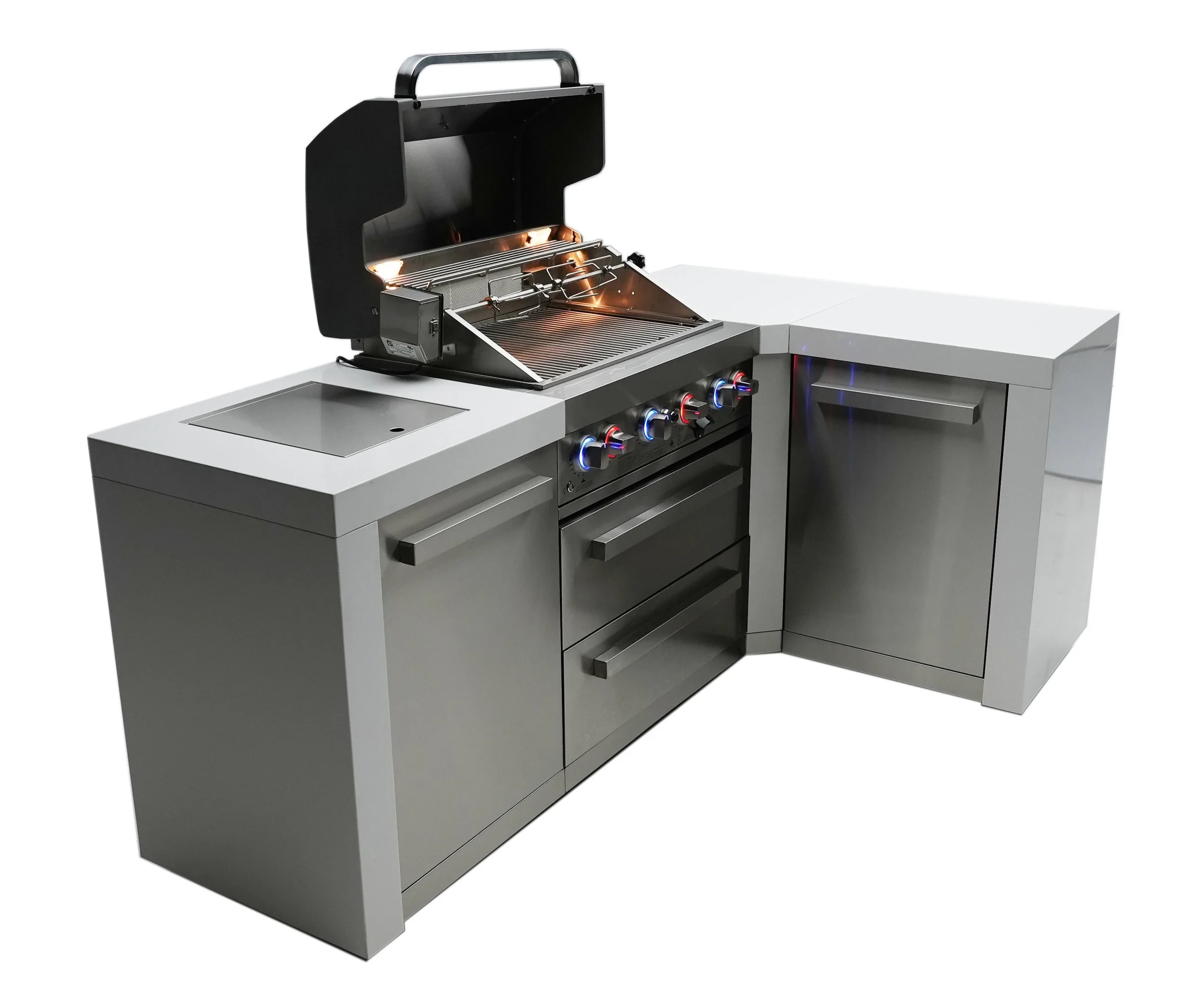 4-burner Deluxe Island With A 90-degree Corner MAI400D90