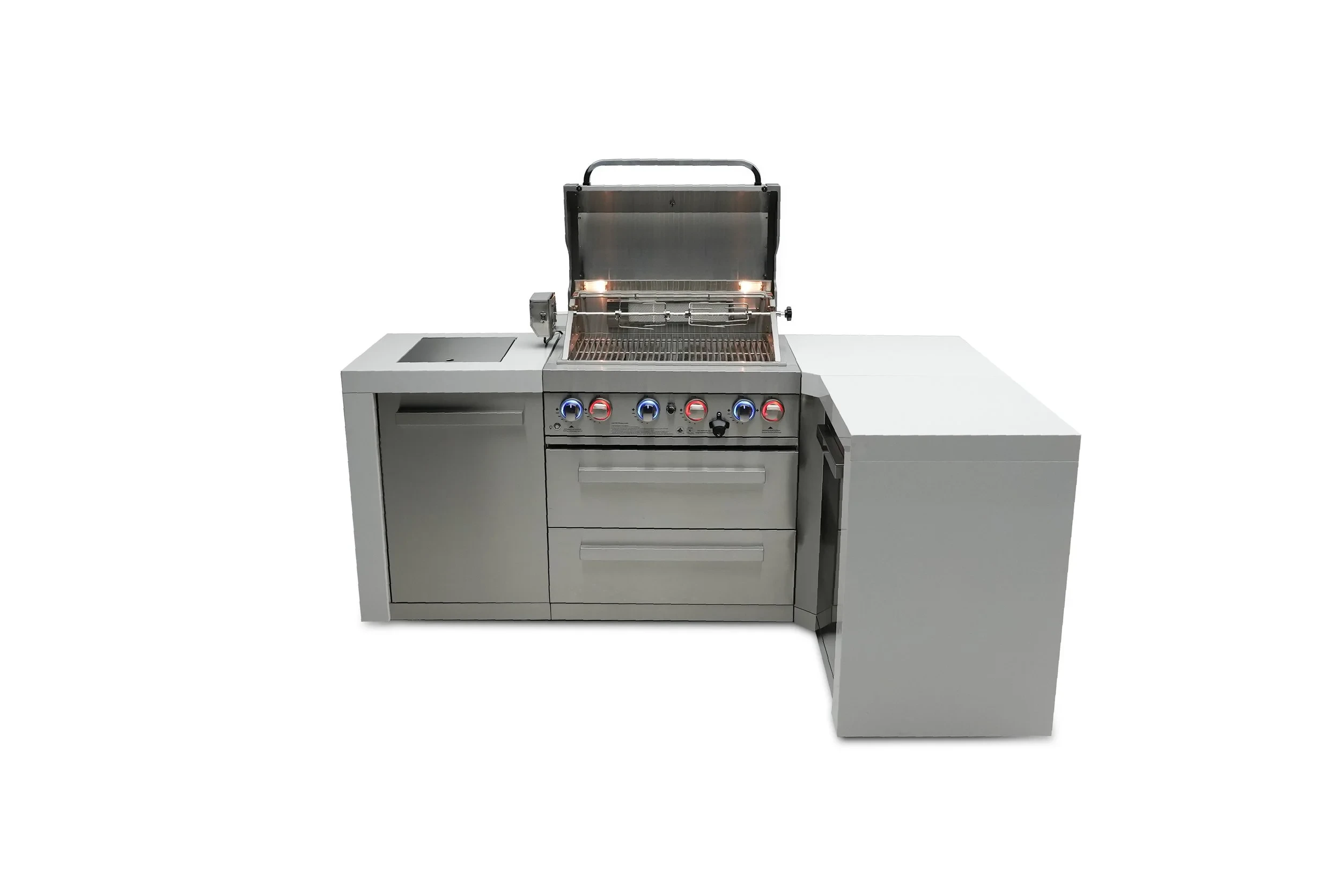 4-burner Deluxe Island With A 90-degree Corner MAI400D90