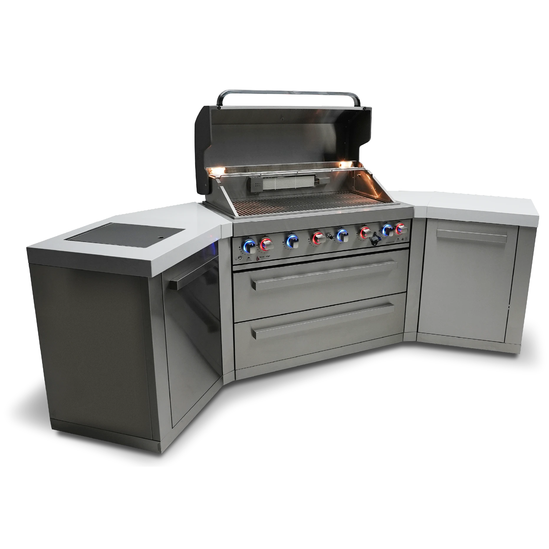 6-burner Island With 45-degree Corners MAI80545