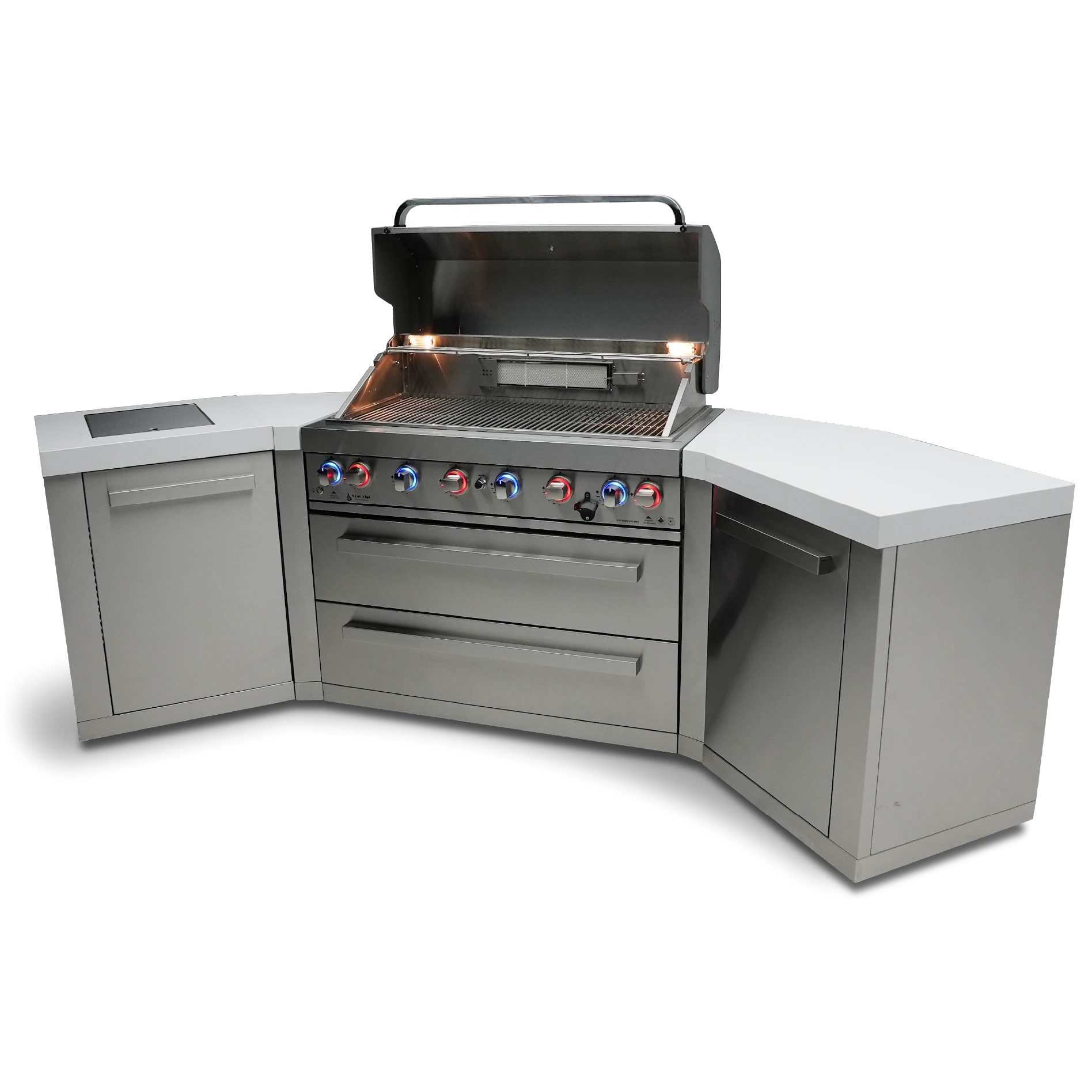 6-burner Island With 45-degree Corners MAI80545