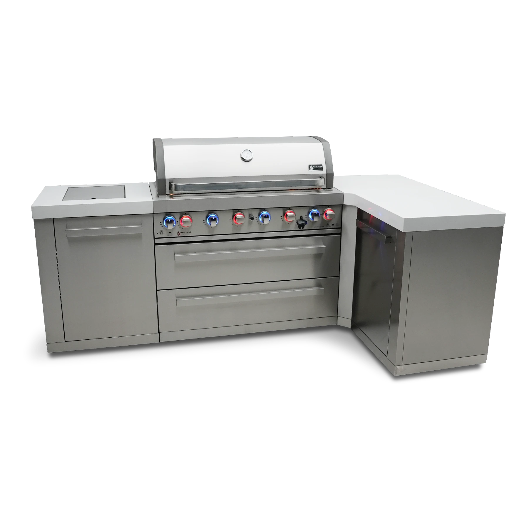 6-burner Island With A 90-degree Corner MAI80590