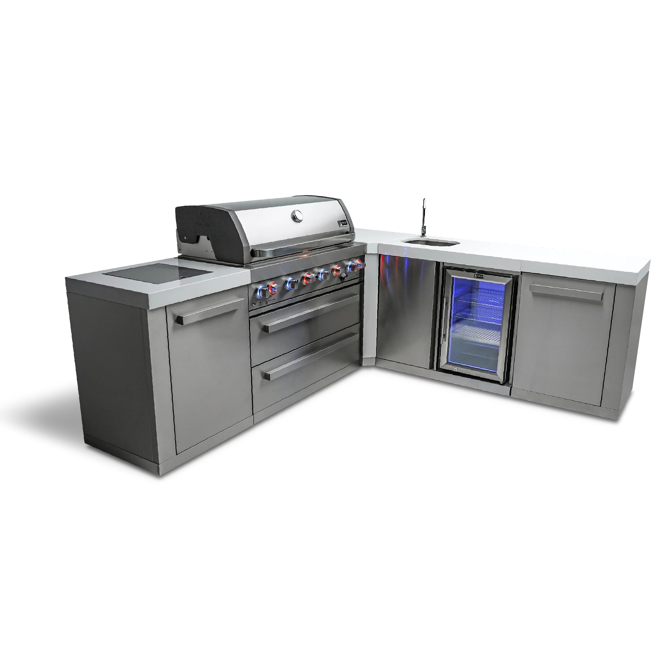 6-burner Island With A 90-degree Corner And Beverage Center MAI80590BEV