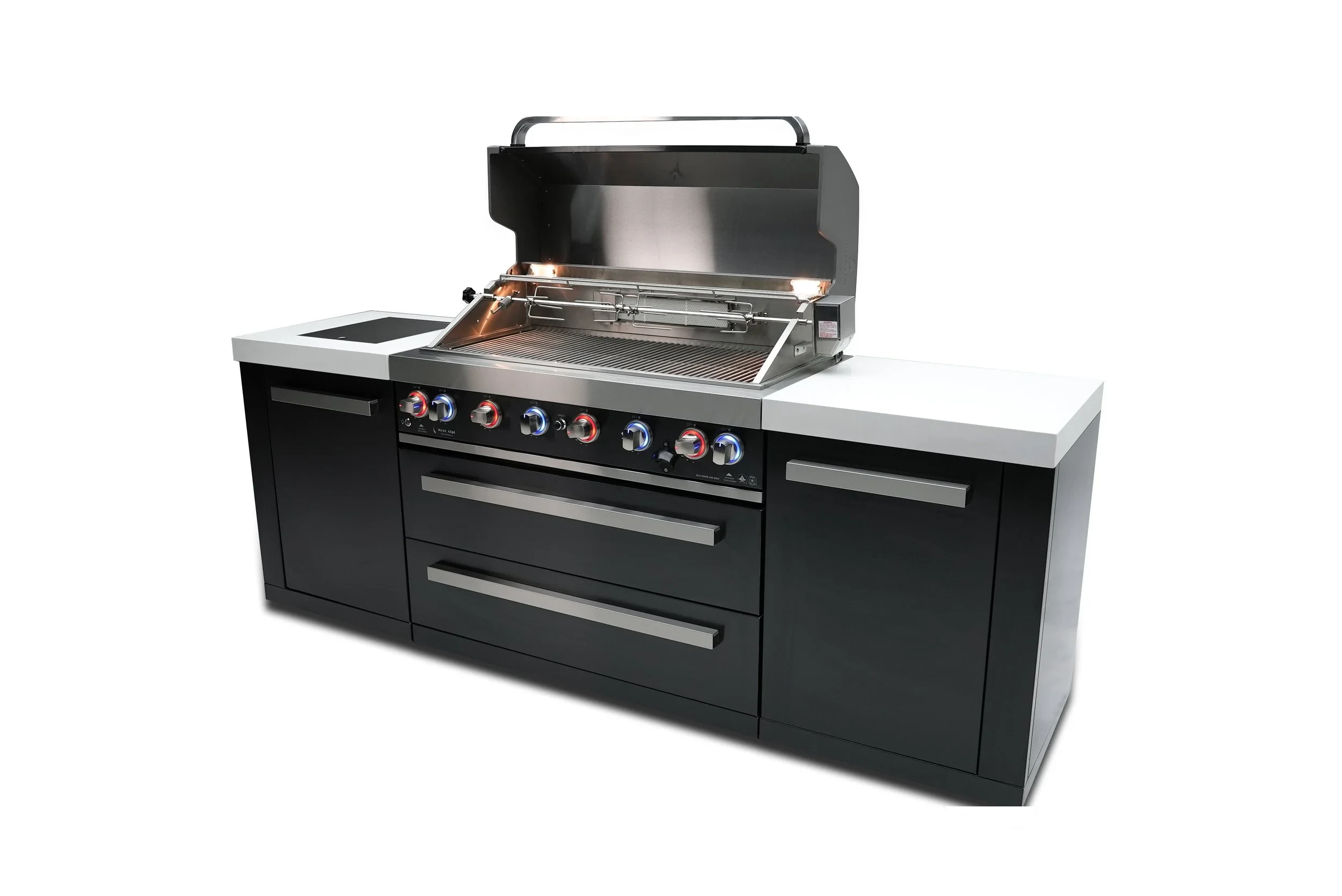 805 Black Stainless Steel Island MAI805BSS
