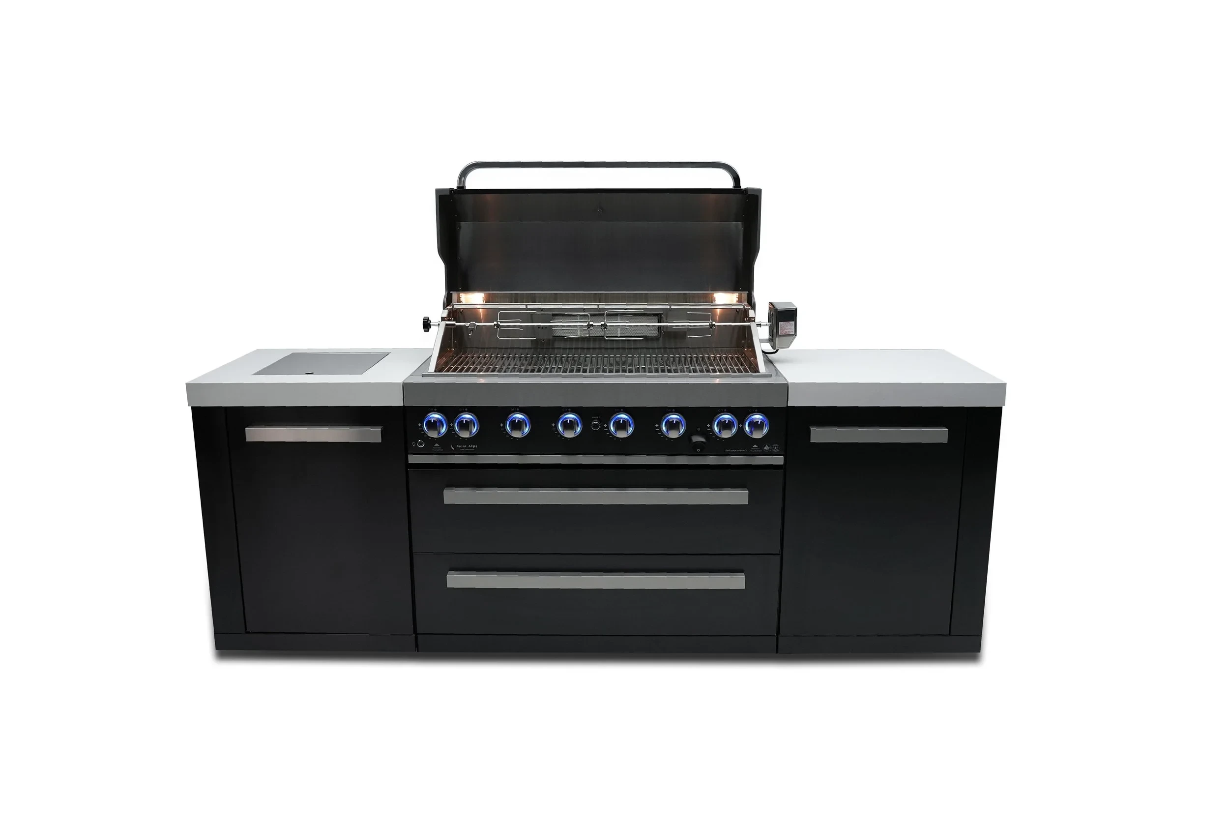 805 Black Stainless Steel Island MAI805BSS