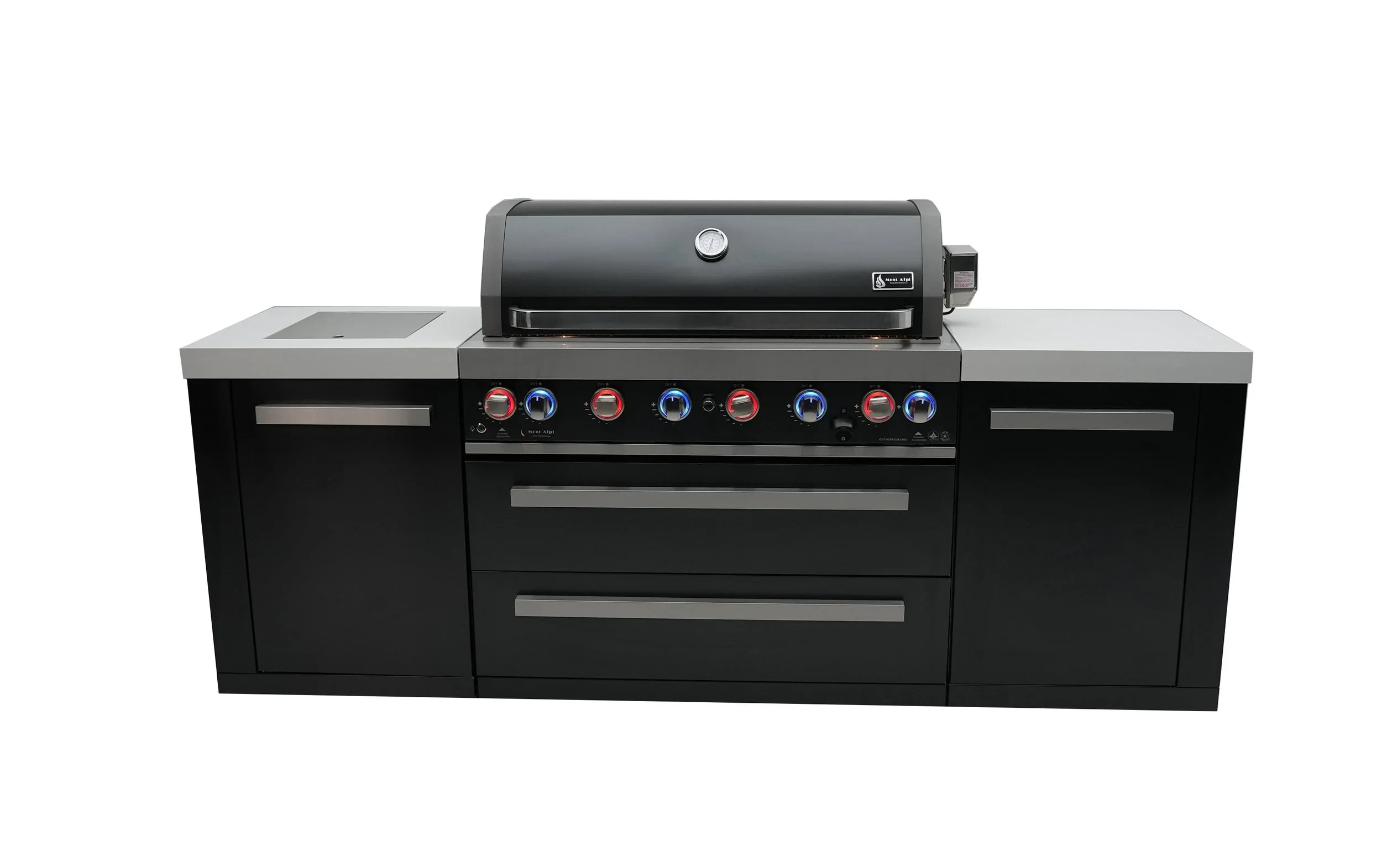 805 Black Stainless Steel Island MAI805BSS