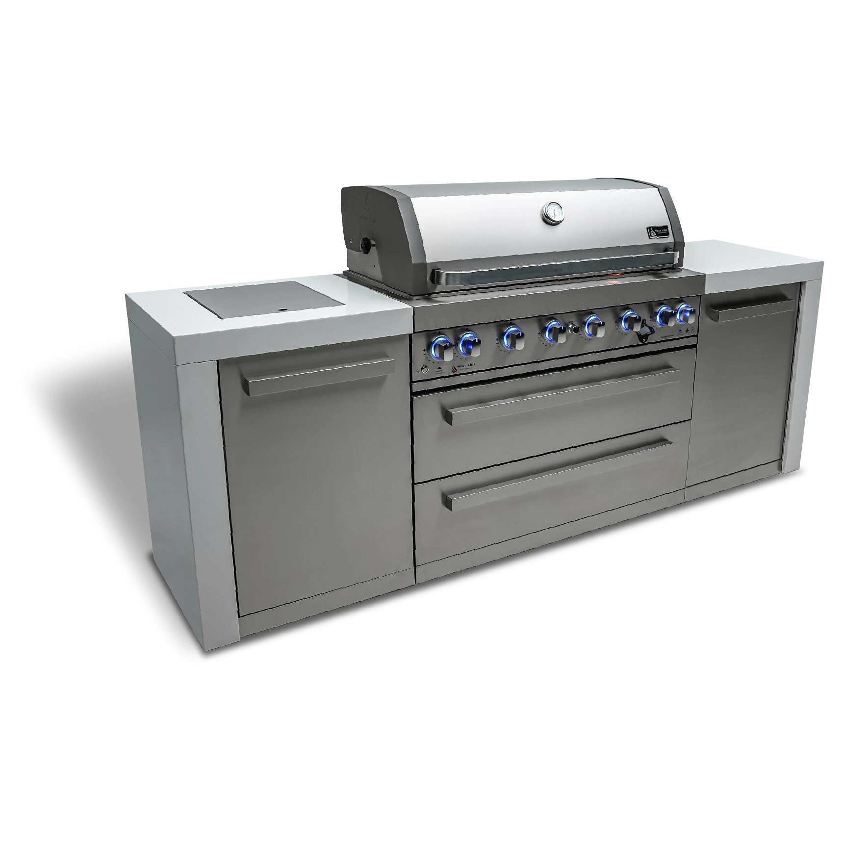 6-burner Deluxe Island MAI805D