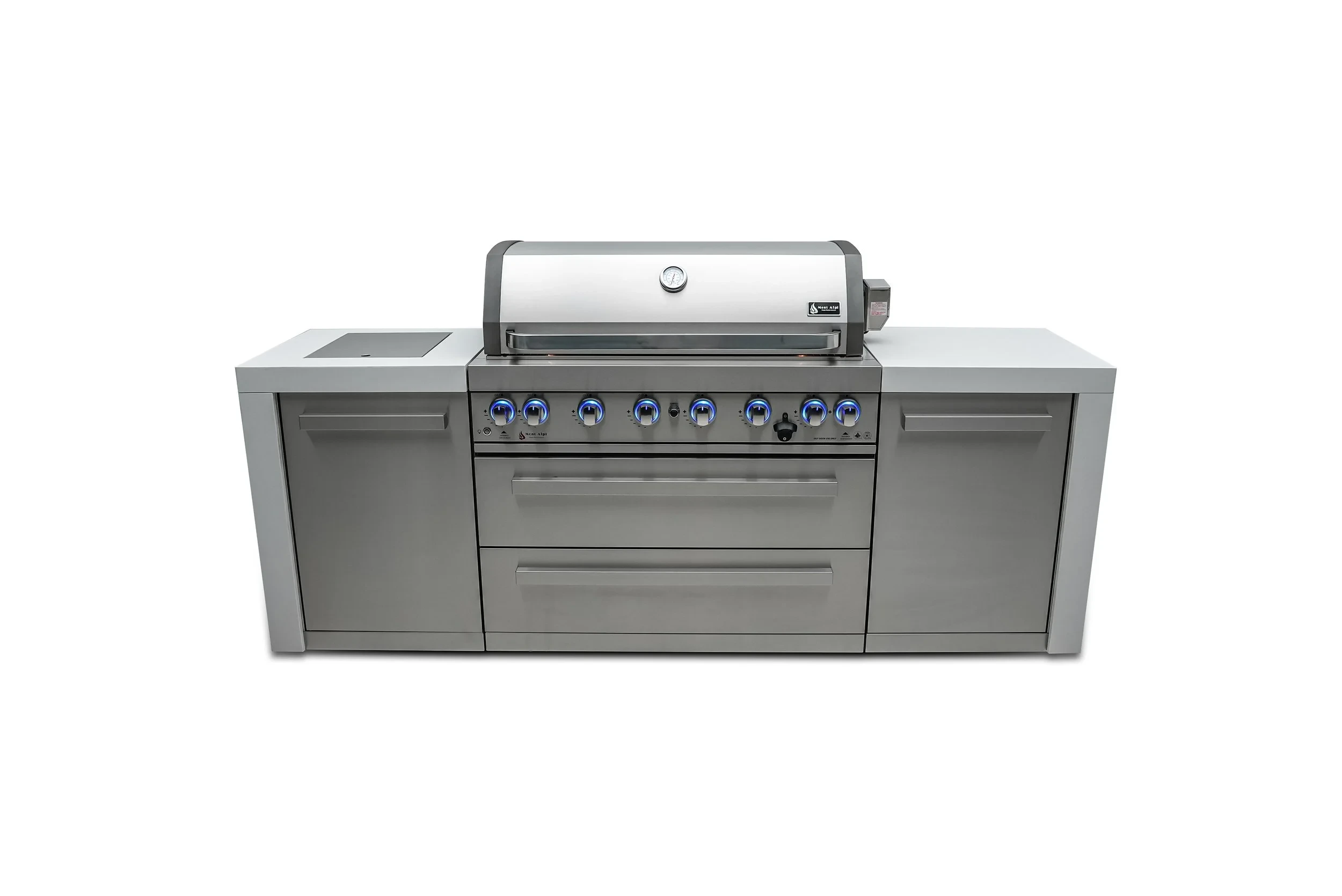 6-burner Deluxe Island MAI805D