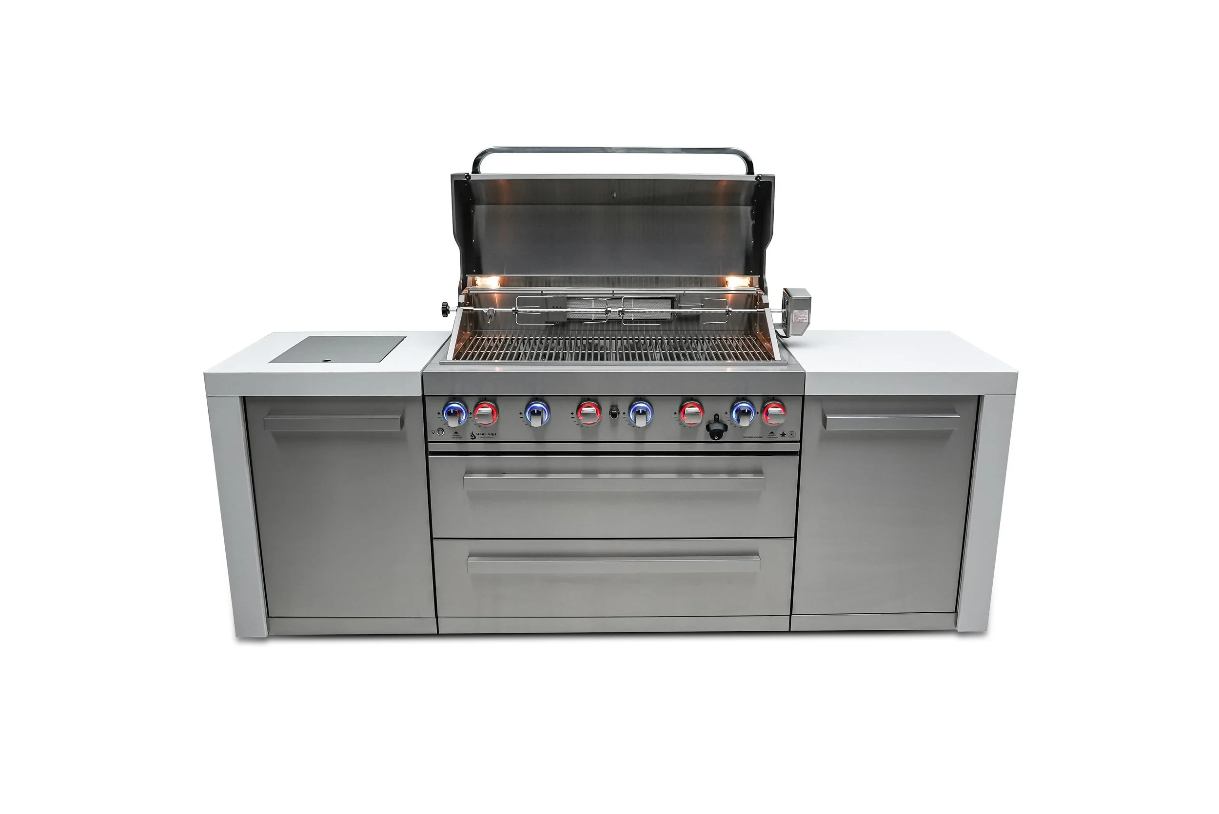6-burner Deluxe Island MAI805D