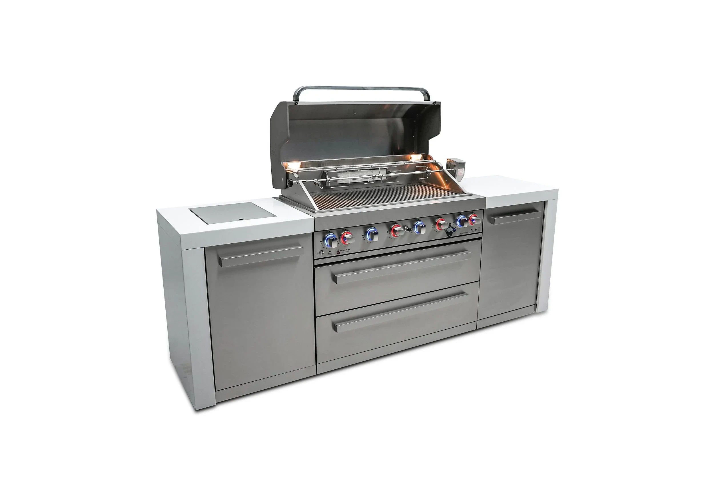 6-burner Deluxe Island MAI805D