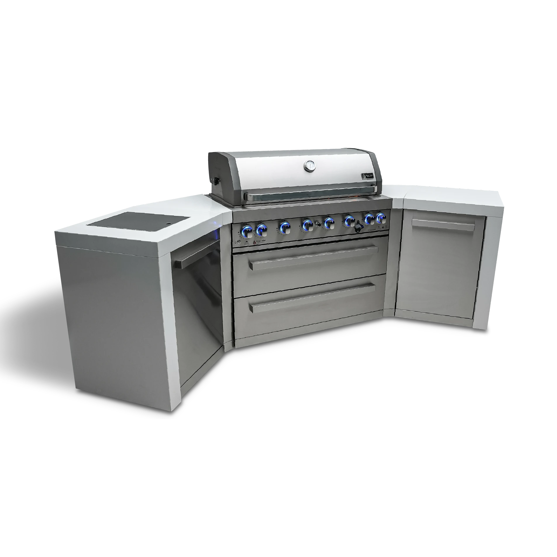 6-burner Deluxe Island With 45-degree Corners MAI805D45