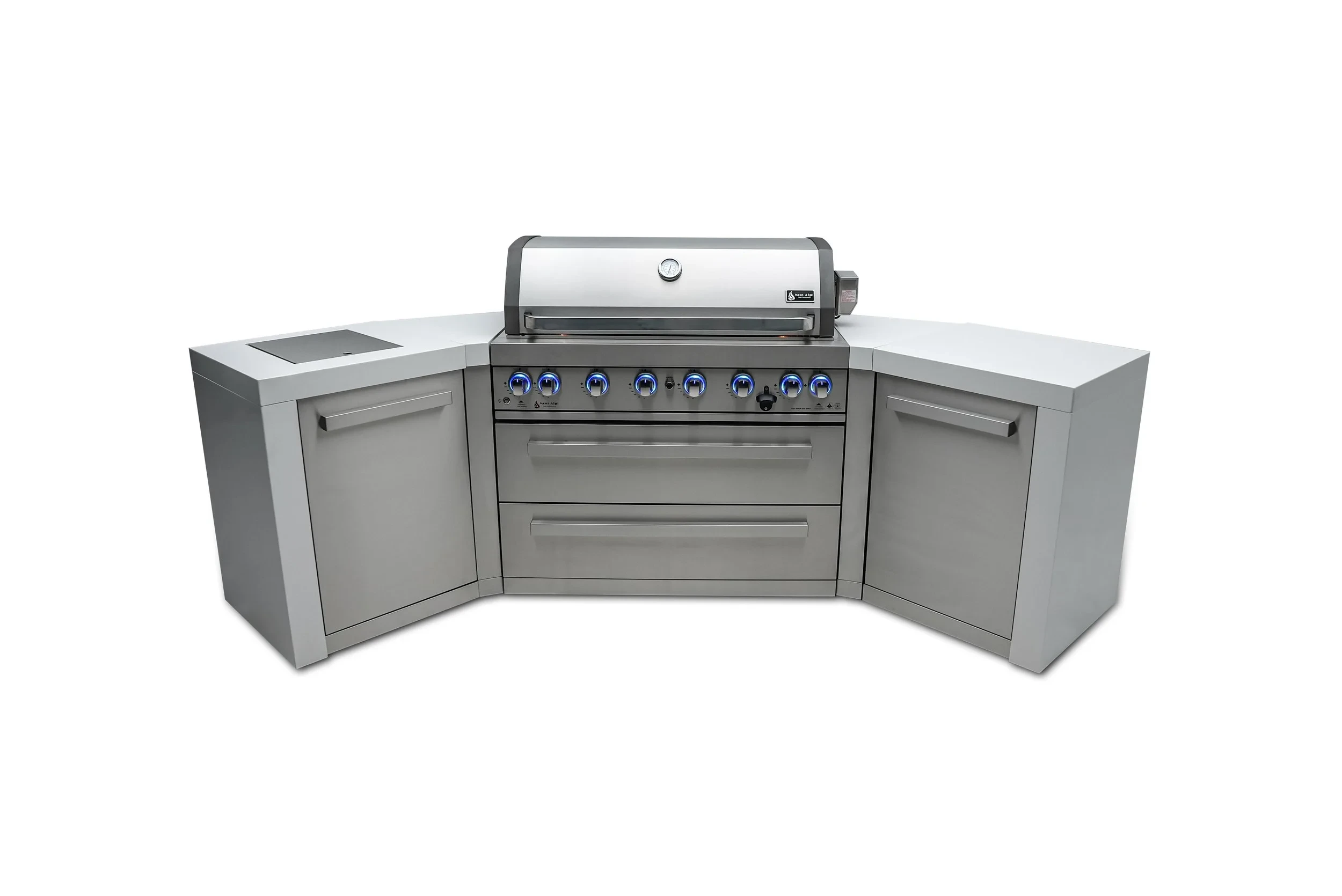 6-burner Deluxe Island With 45-degree Corners MAI805D45