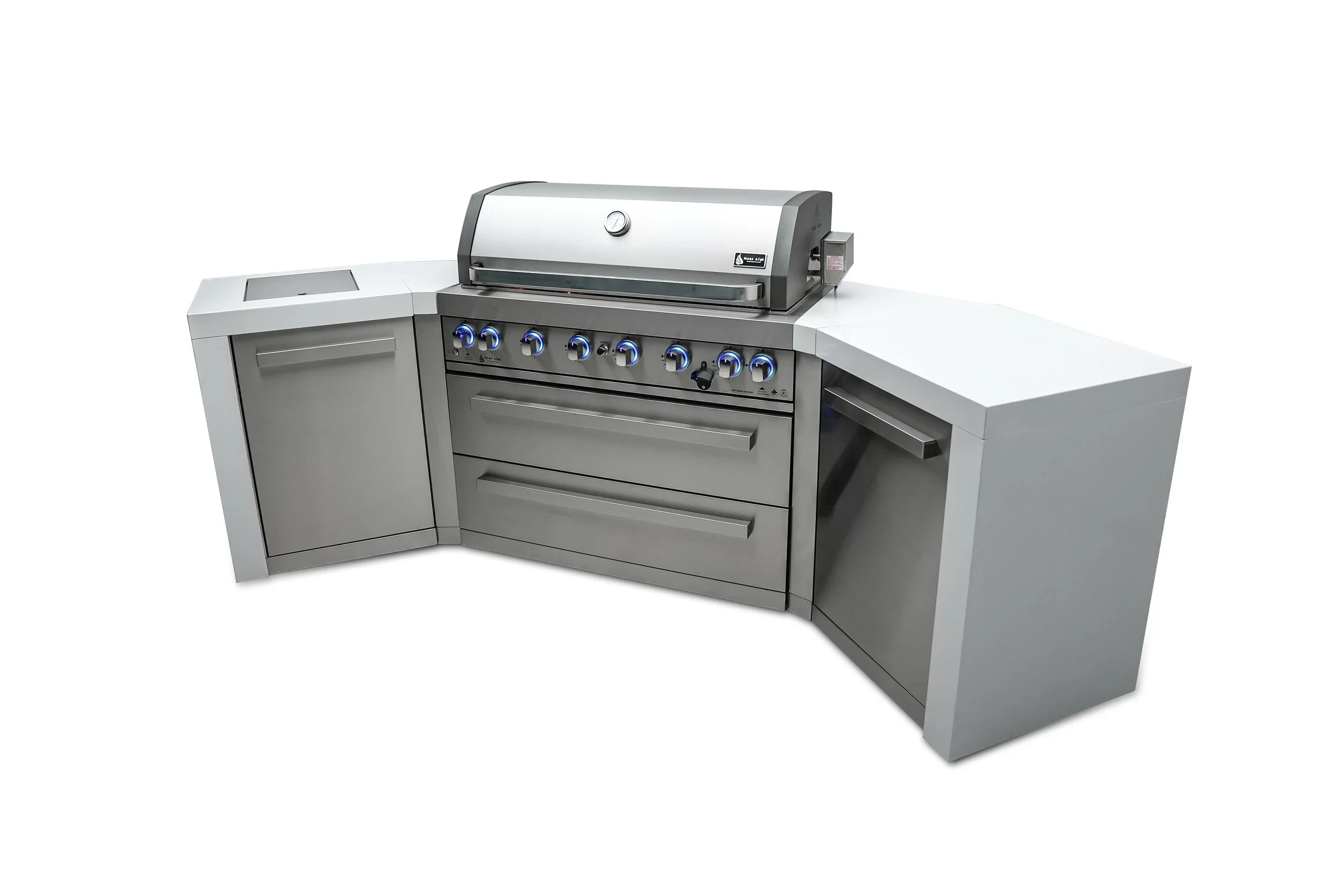6-burner Deluxe Island With 45-degree Corners MAI805D45