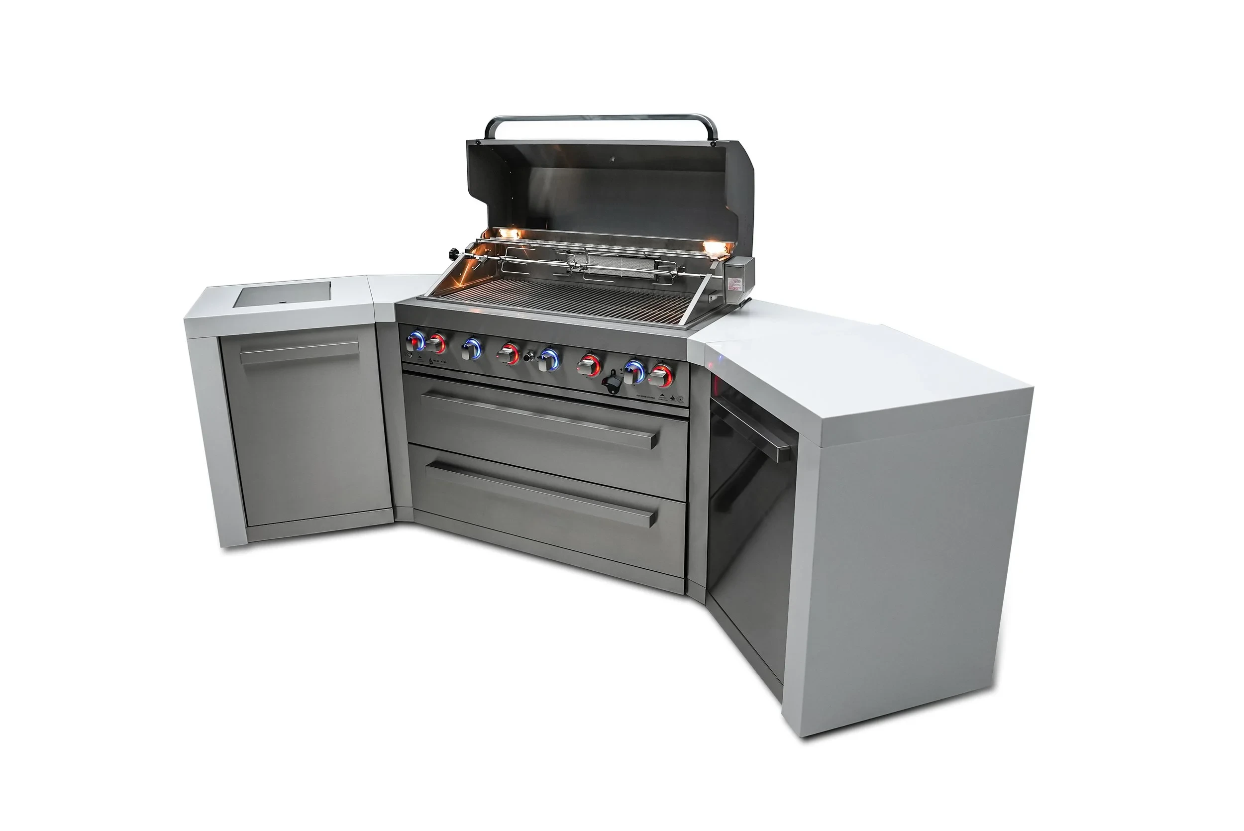 6-burner Deluxe Island With 45-degree Corners MAI805D45