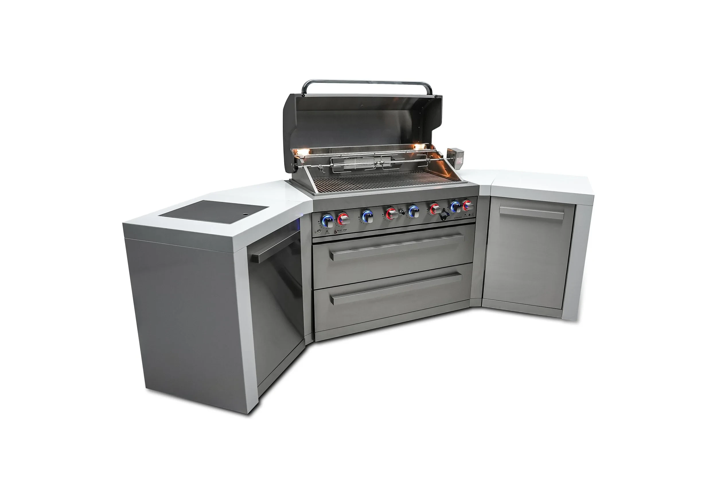 6-burner Deluxe Island With 45-degree Corners MAI805D45