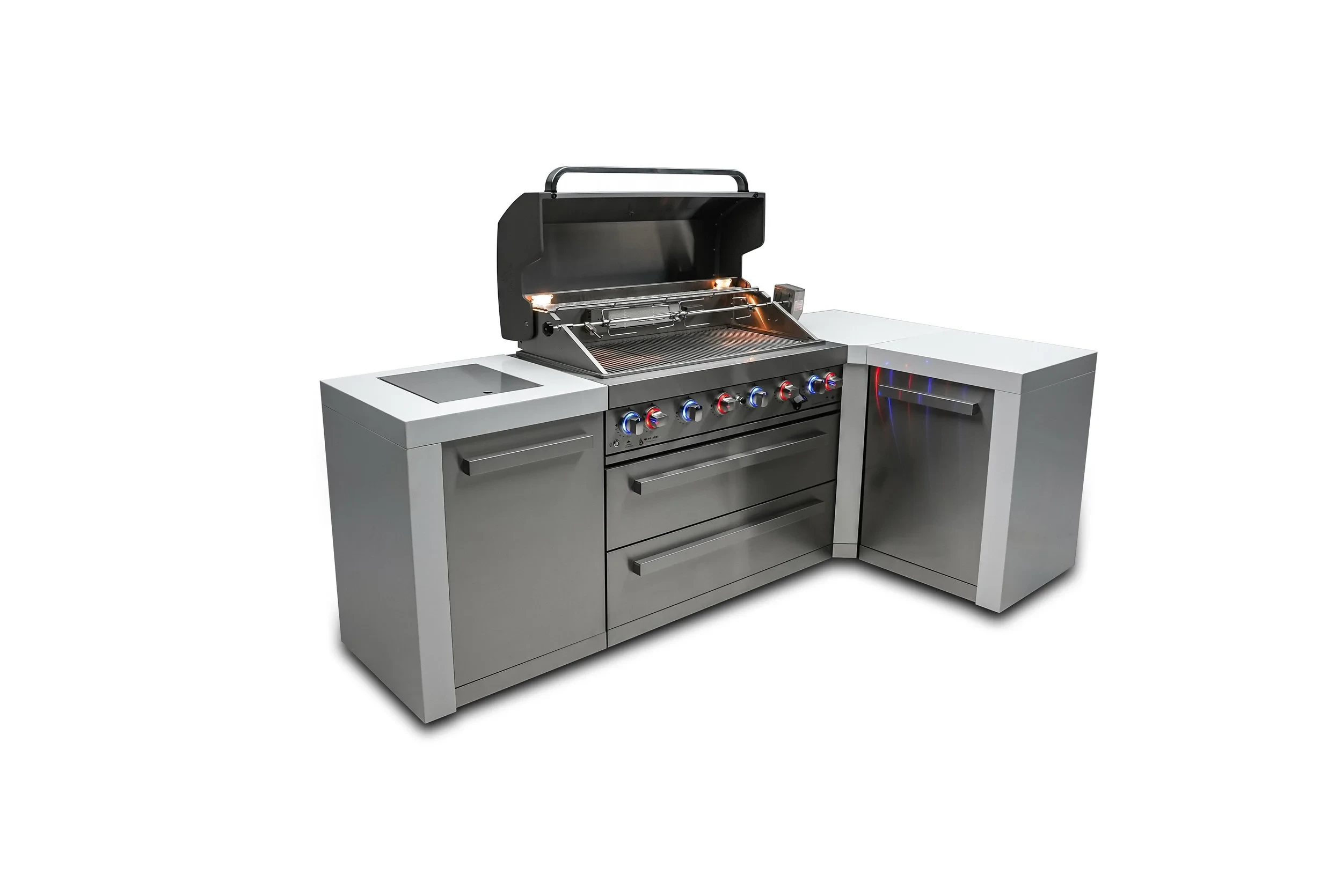 6-burner Deluxe Island With A 90-degree Corner MAI805D90