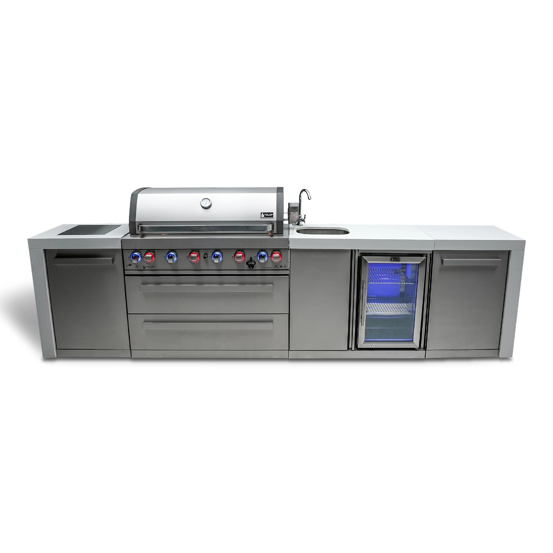 6-burner Deluxe Island With A Beverage Center MAI805DBEV