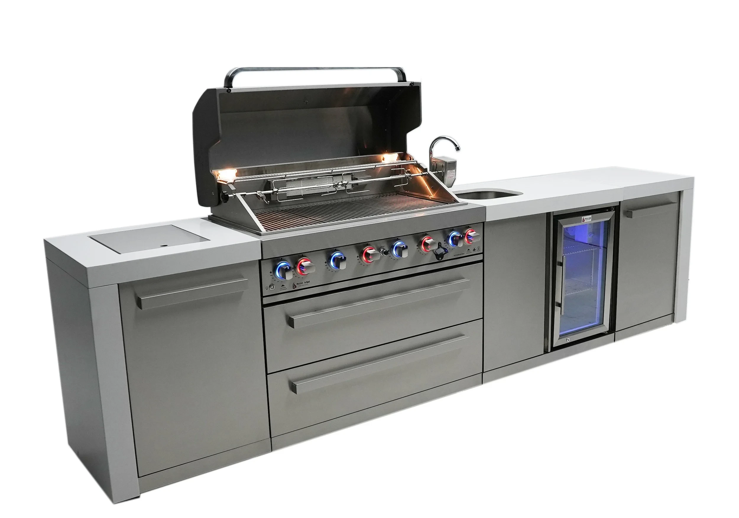 6-burner Deluxe Island With A Beverage Center MAI805DBEV