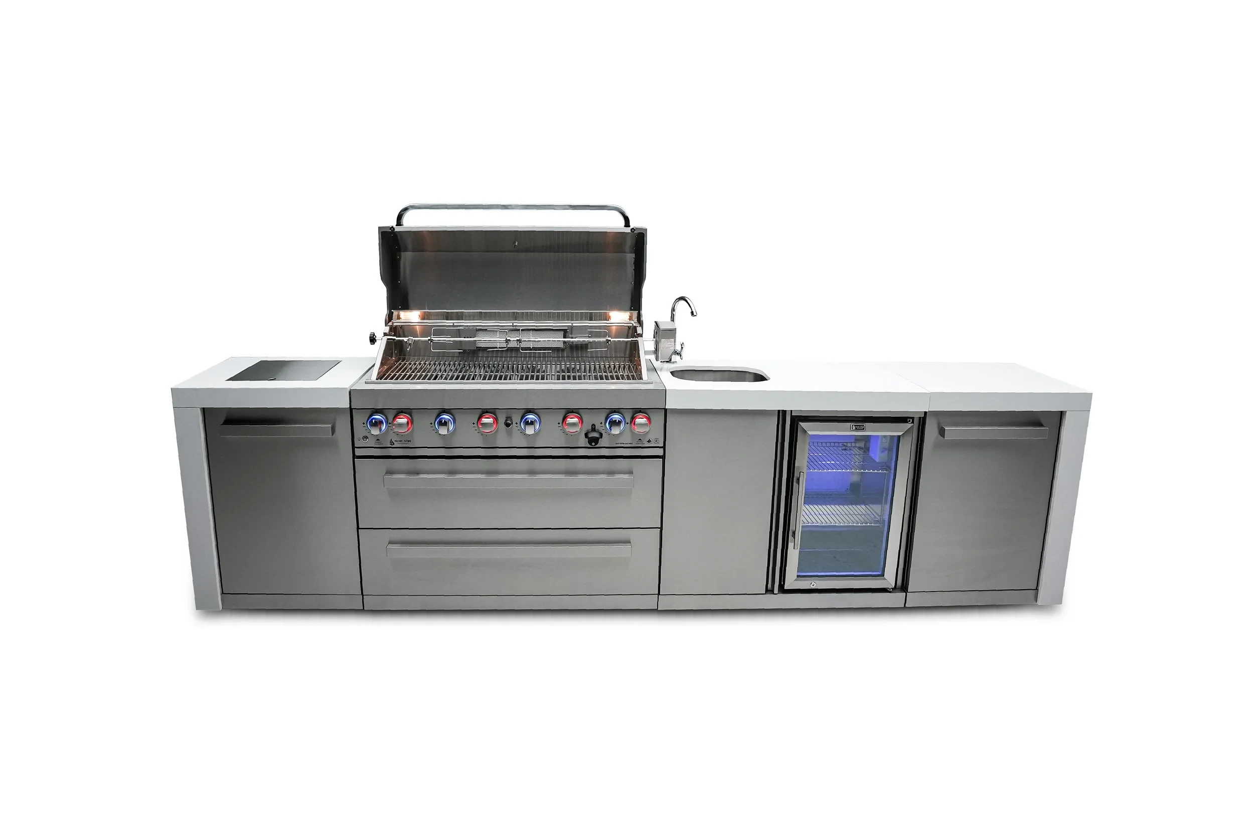 6-burner Deluxe Island With A Beverage Center MAI805DBEV