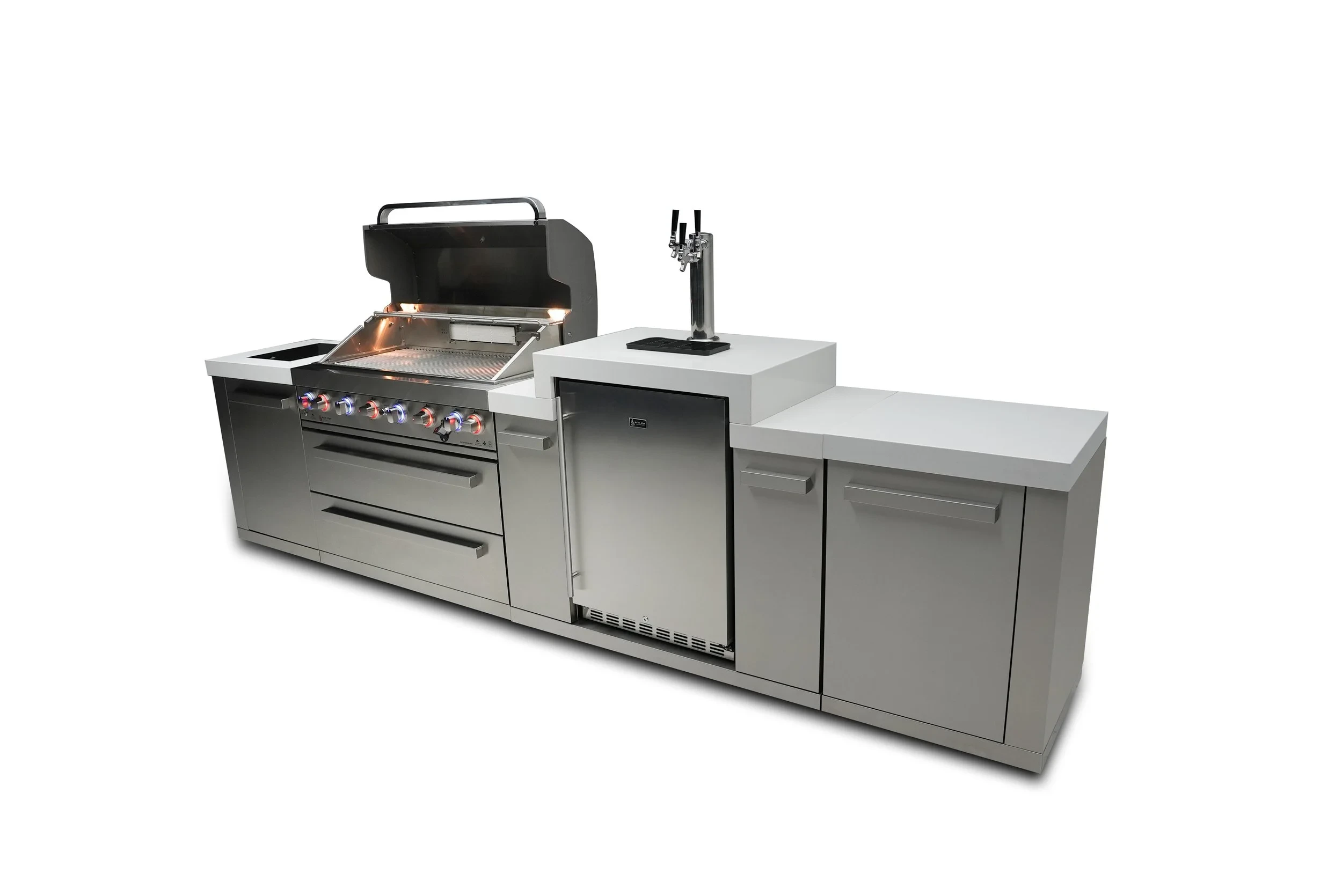 6-burner Island With A Kegerator MAI805KEG