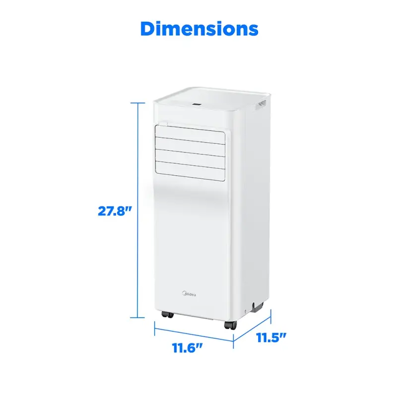 7,000 BTU DOE Smart Portable Air Conditioner, for spaces up to 300 sq. ft. MAP07S1XWTS
