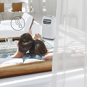 12,000 BTU / 7400 BTU SACC SmartCool Portable Air Conditioner MAP12S1CWT