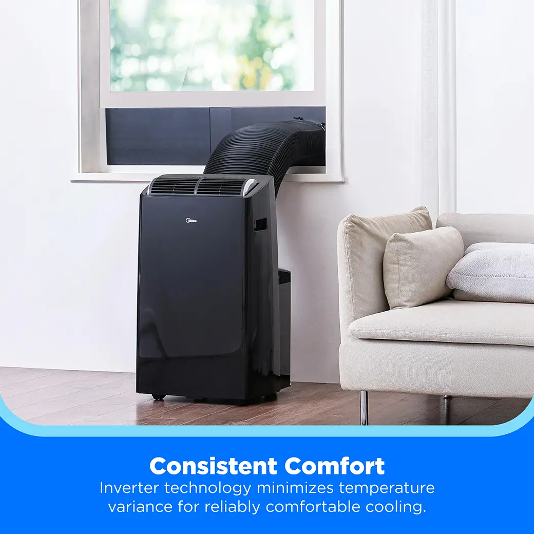 12,000 BTU DOE DUO Smart Inverter Portable Air Conditioner MAP14S1TBLA