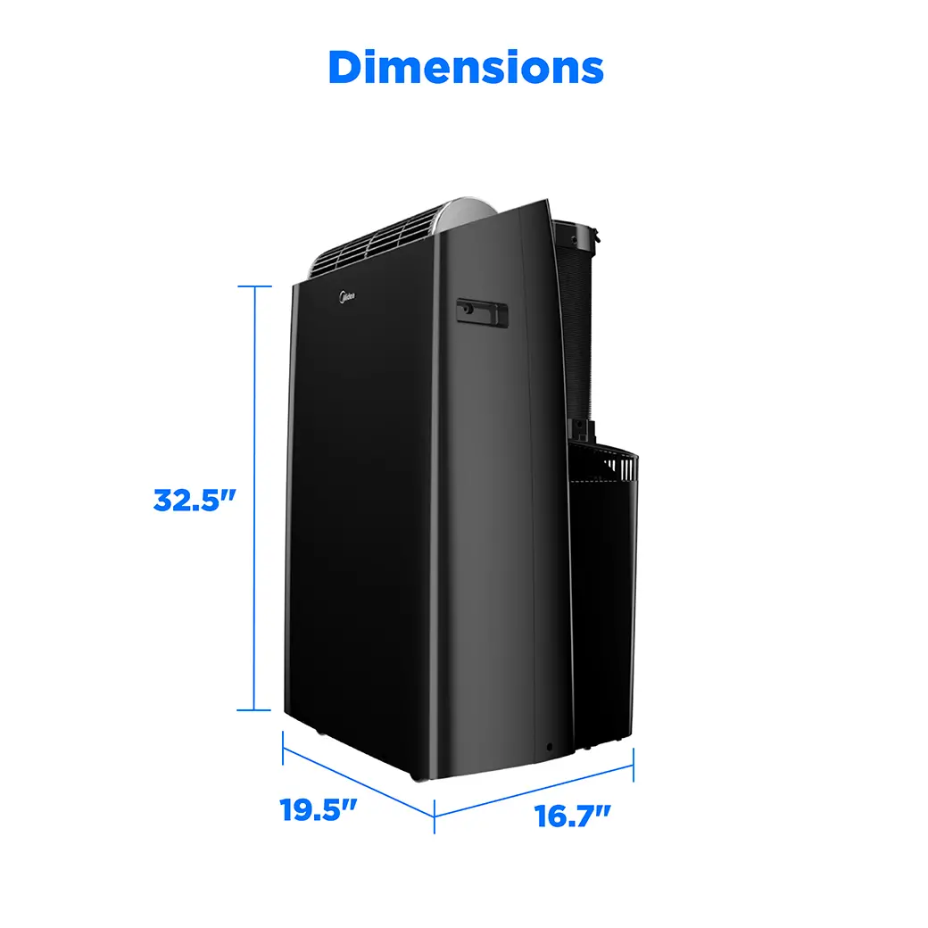 12,000 BTU DOE DUO Smart Inverter Portable Air Conditioner MAP14S1TBLA